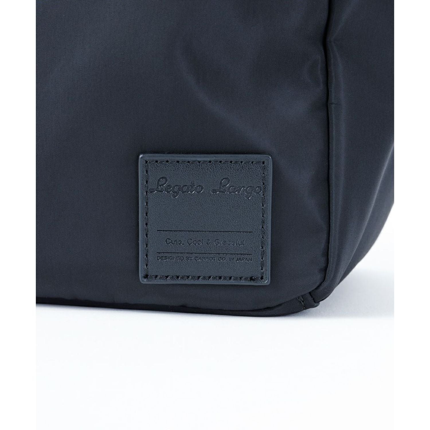 Legato Largo Silky A4 Tote Bag (Black)