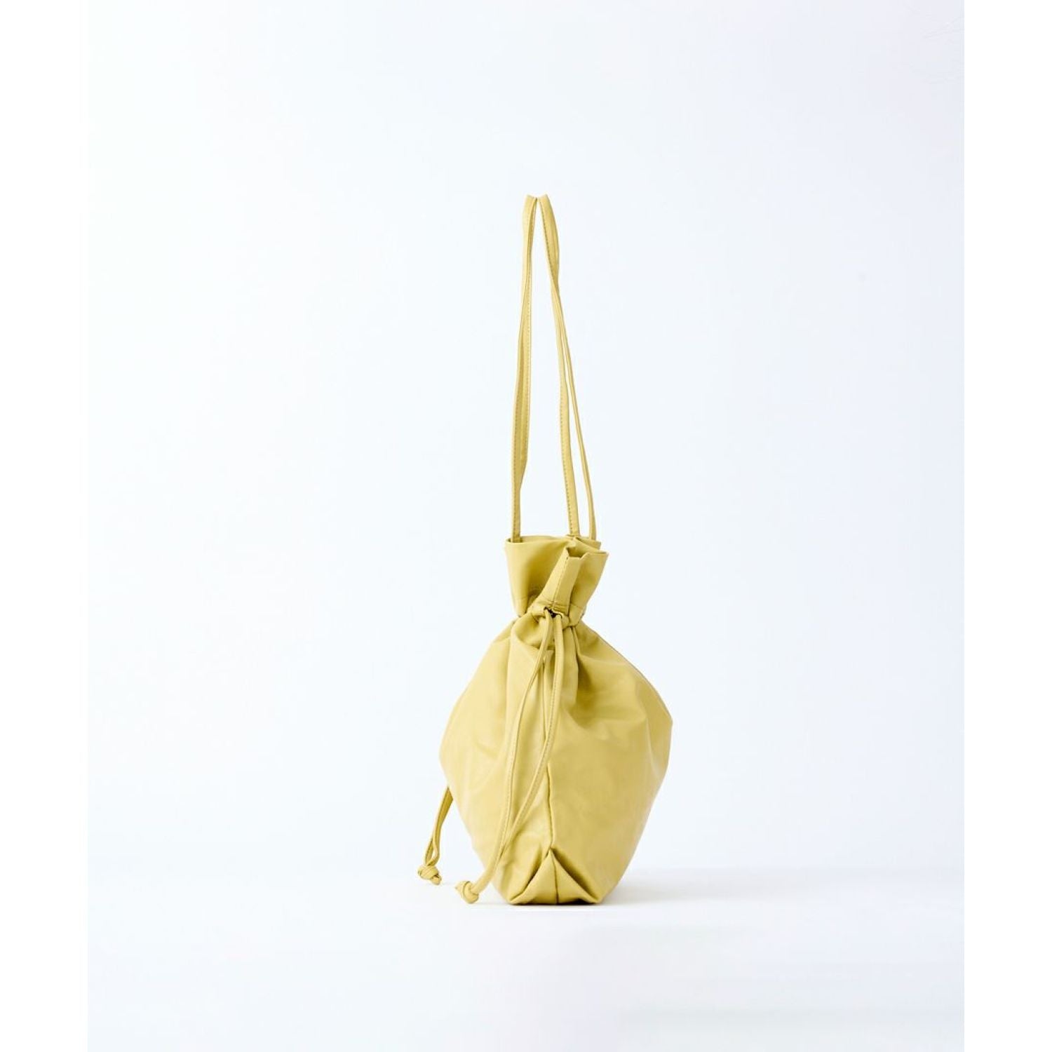 Legato Largo Washable Drawstring A4 Tote Bag (Mint Green)