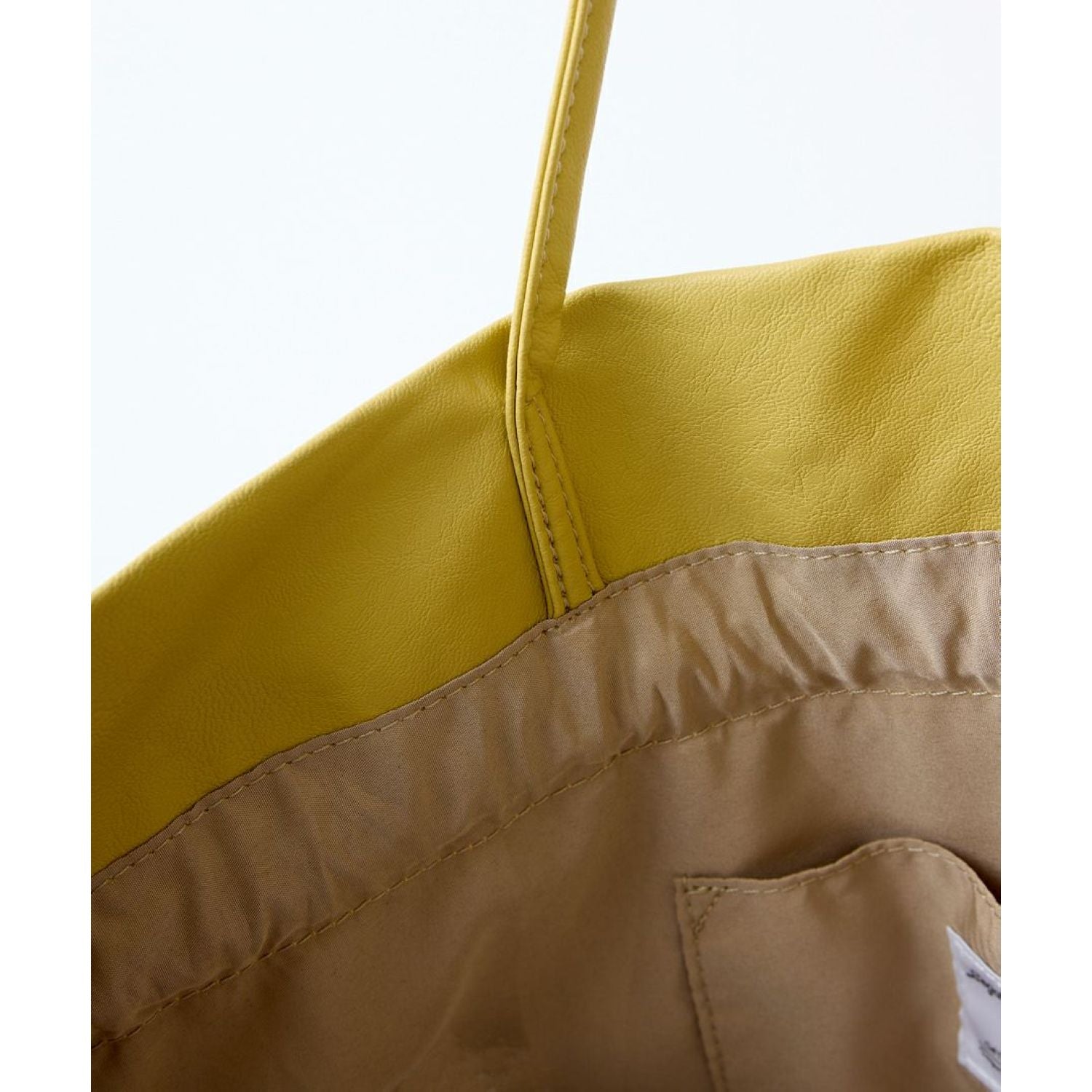 Legato Largo Washable Drawstring A4 Tote Bag (Mint Green)