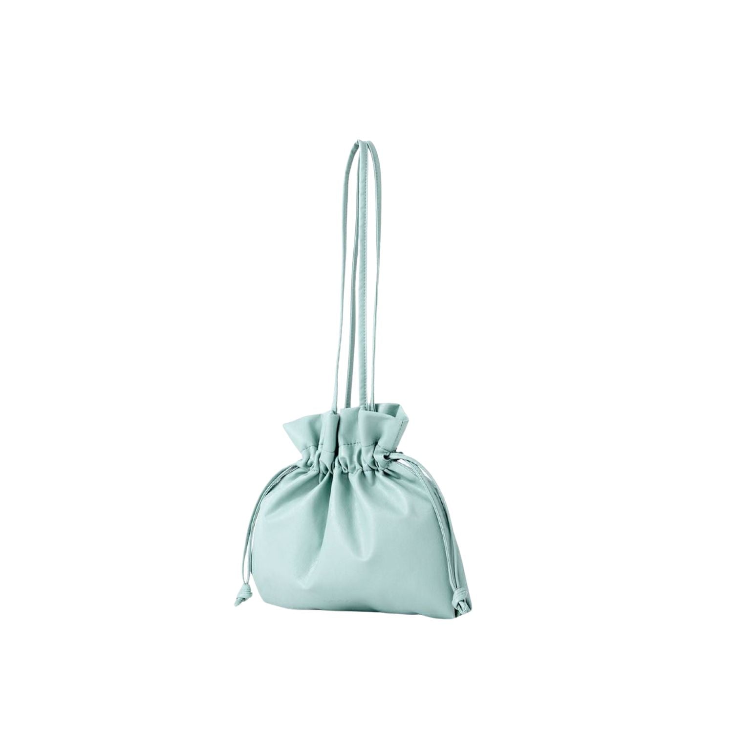 Legato Largo Washable Drawstring Mini Tote Bag (Mint Green)