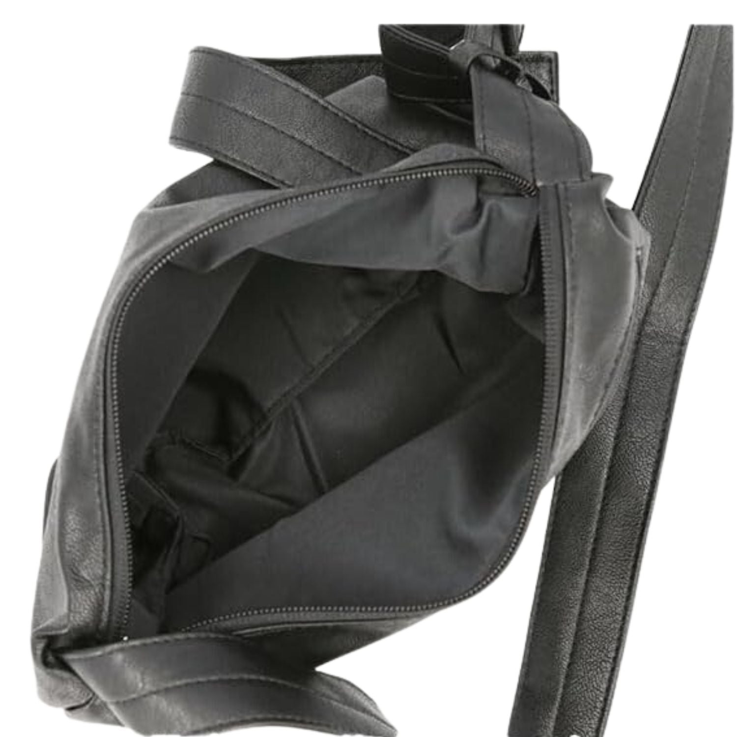 Legato Largo Washable Hammock Bag Mini One Shoulder Bag (Black)