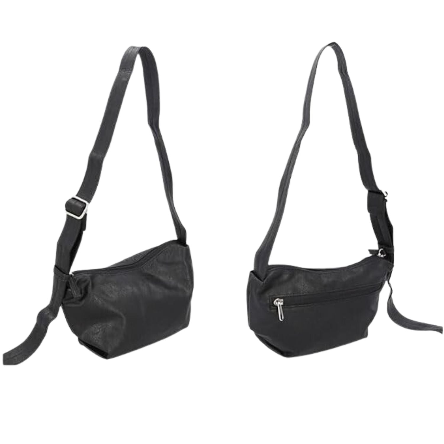 Legato Largo Washable Hammock Bag Mini One Shoulder Bag (Black)