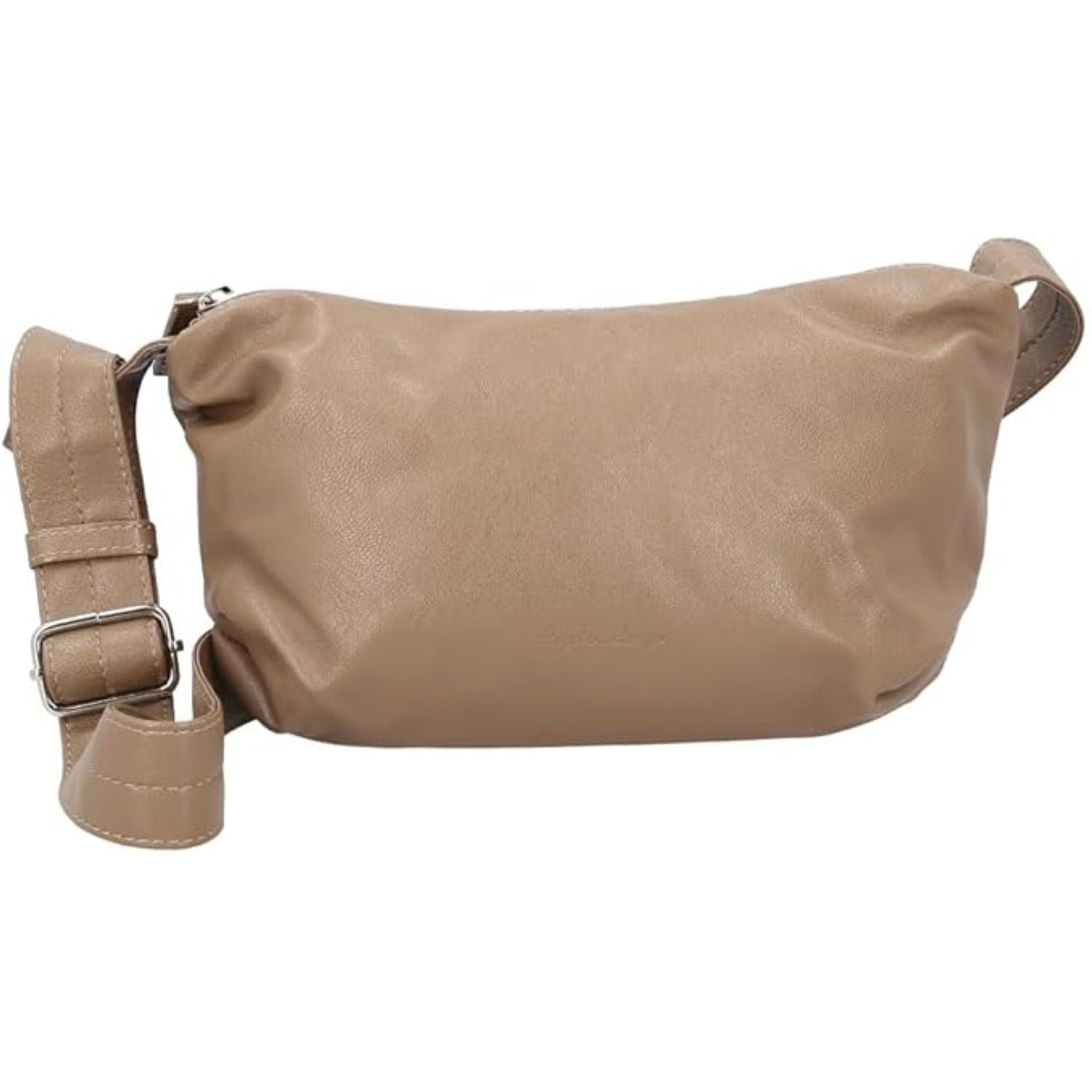 Legato Largo Washable Hammock Bag Mini One Shoulder Bag (Grey Beige)