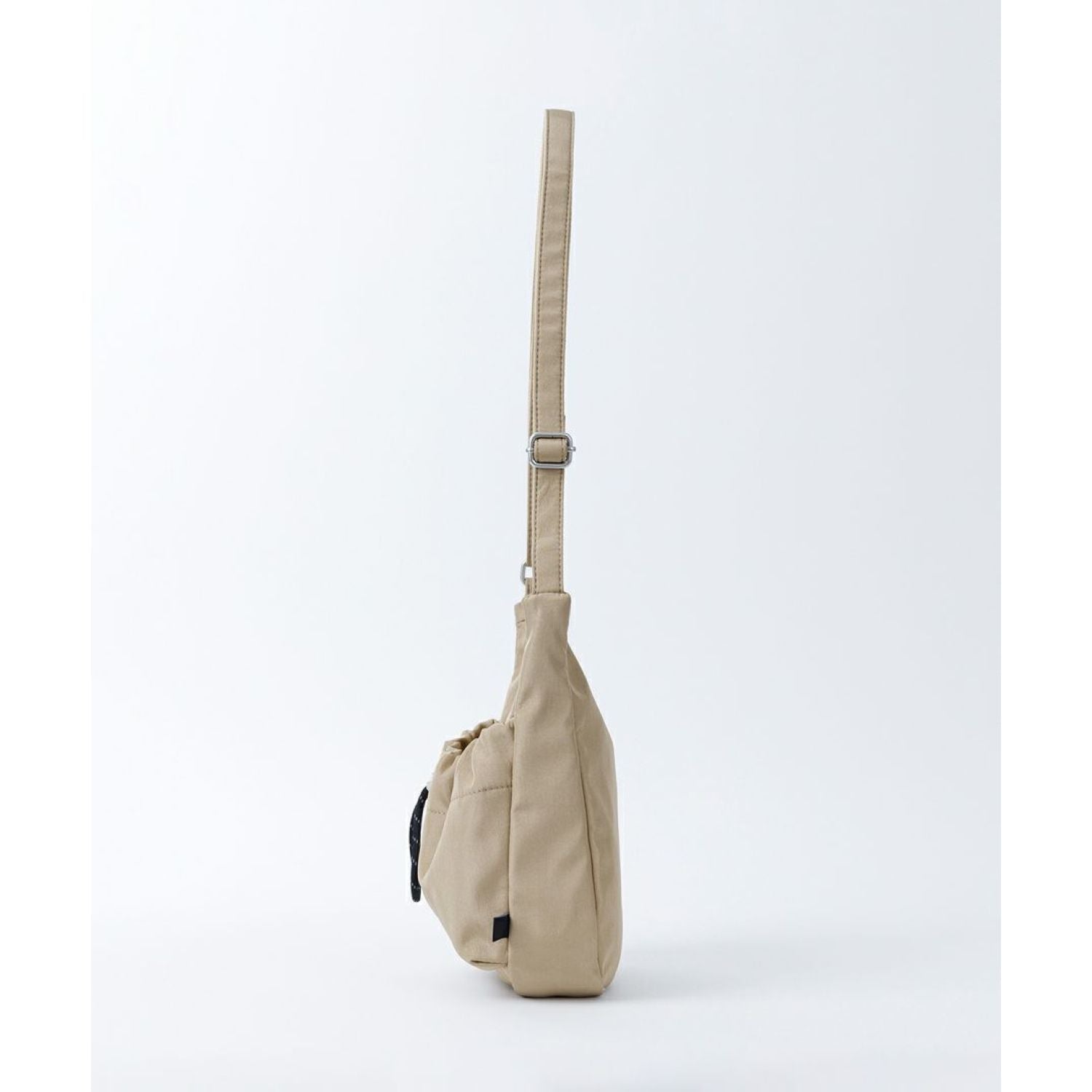 Legato Largo Water Repellent Drawstring Series Mini Shoulder Bag (Ivory)