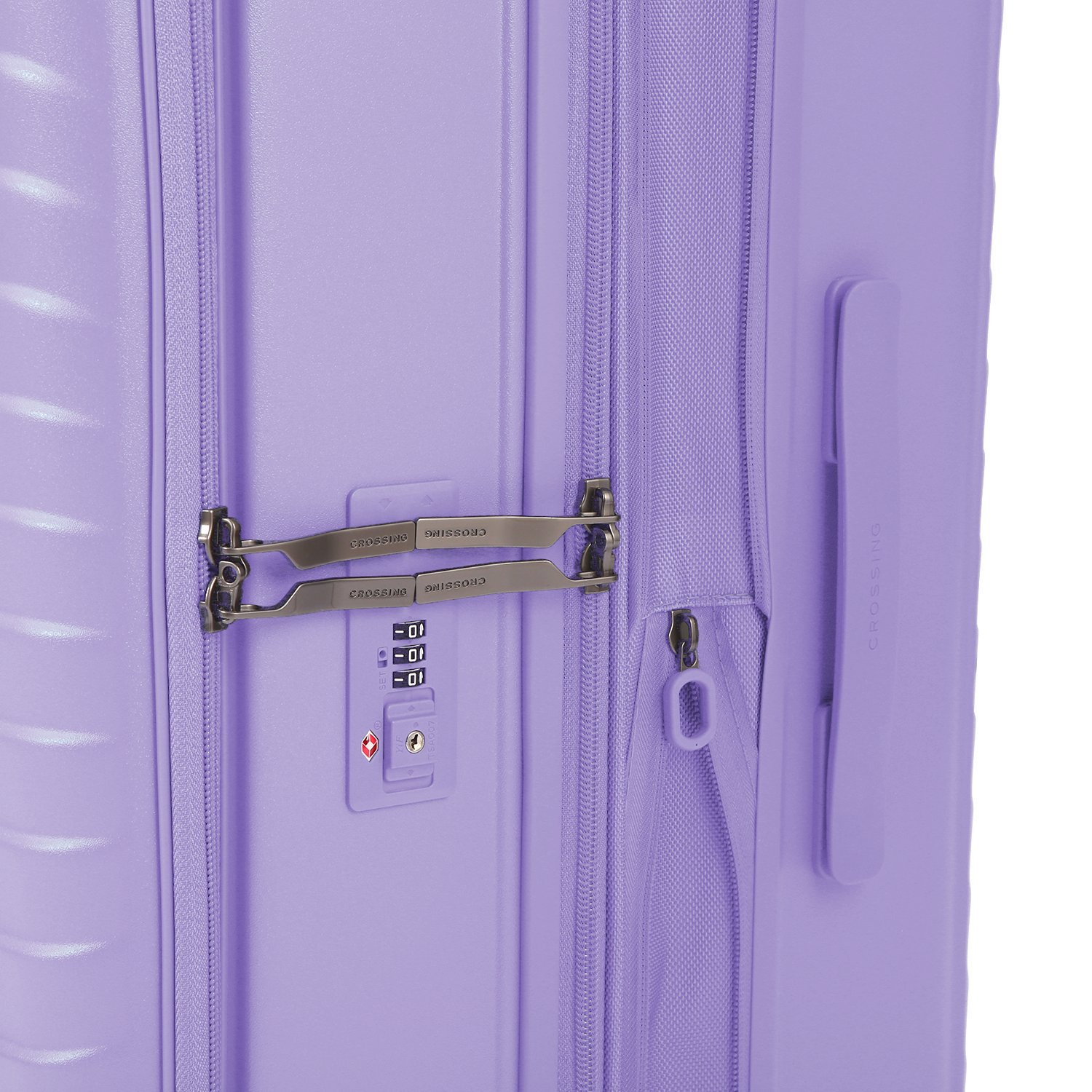 CROSSING INVI 30" Large Expandable Luggage With Front & Middle Access V3 - Lilac