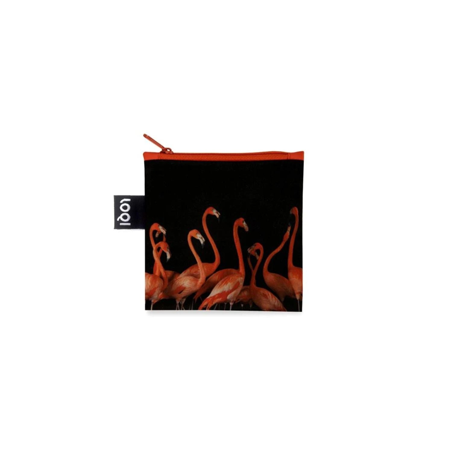 LOQI ARTIST Foldable Tote Bag - NAT GEO - Flamingos