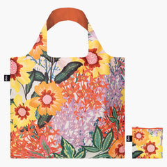 LOQI Artist Foldable Tote Bag - Pomme Chan - Thai Floral Recycled