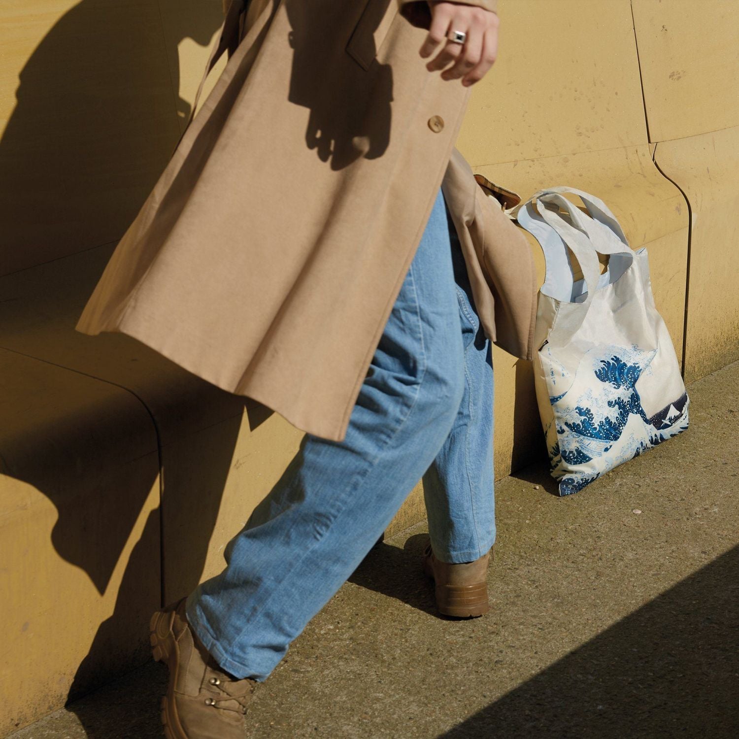 LOQI Museum Bag Katsushika Hokusai The Great Wave Recycled