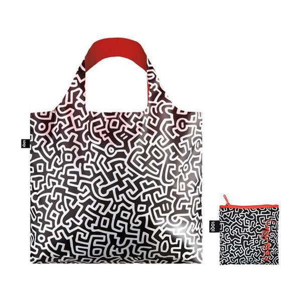 LOQI Museum Foldable Tote Bag - Keith Haring - Untitled