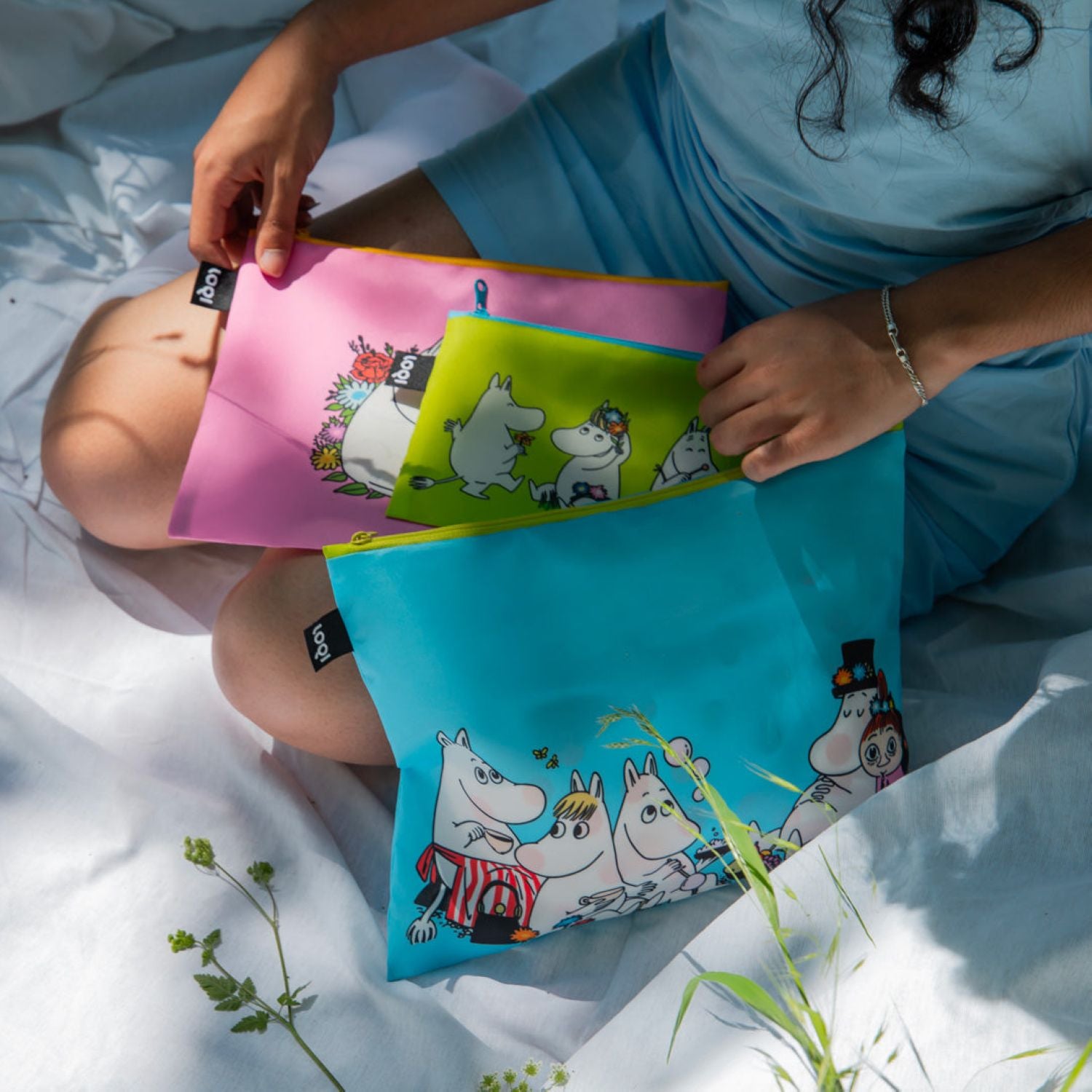 Loqi Museum Zip Pockets - Moomin - Together