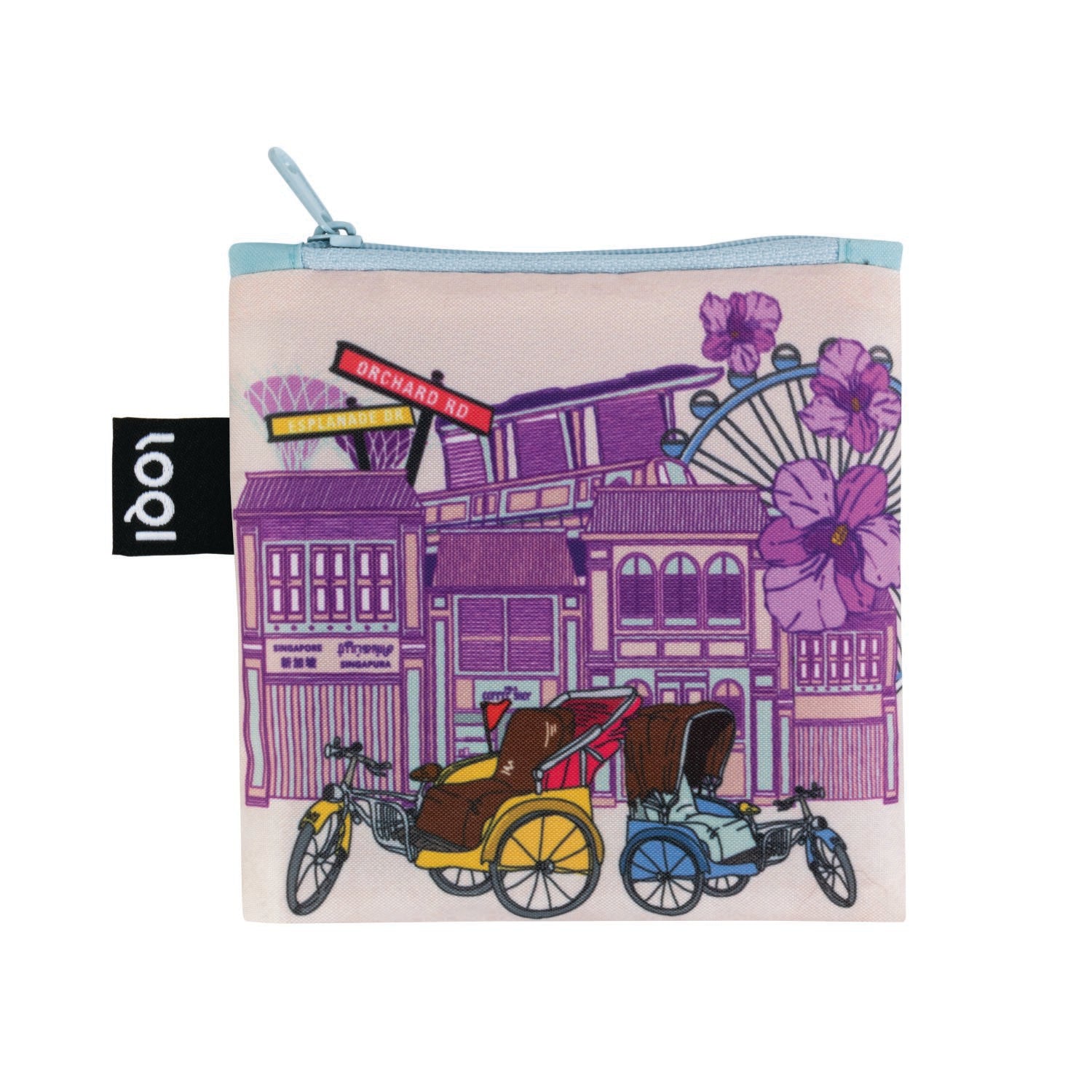 LOQI Urban Foldable Tote Bag - Singapore Streets
