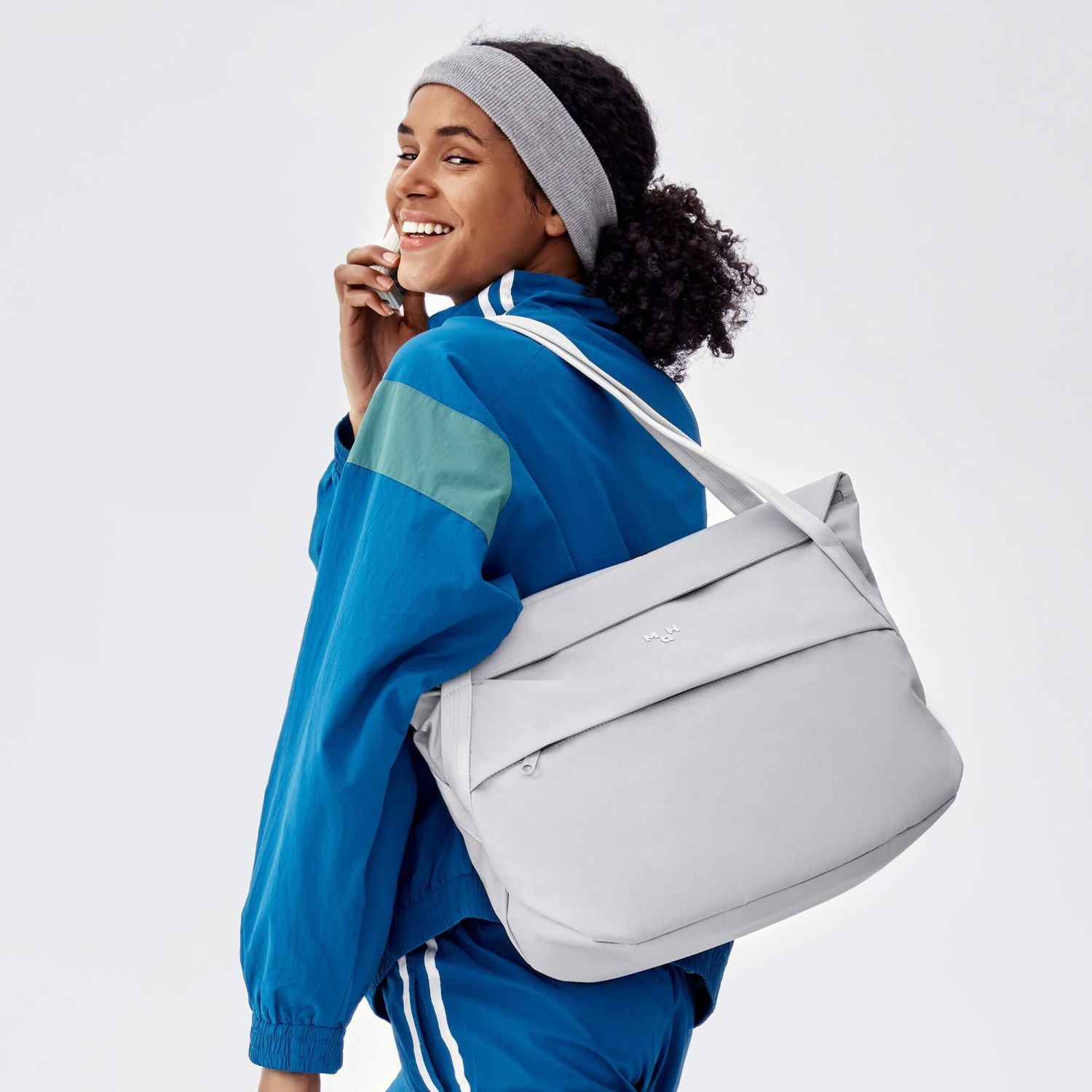 MAH Airy Tote Bag - Light Grey