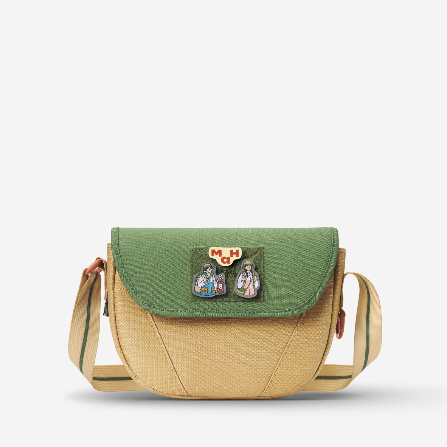 MAH Young Cross Shuttle Camplife Recycloth Sling Bag - Green