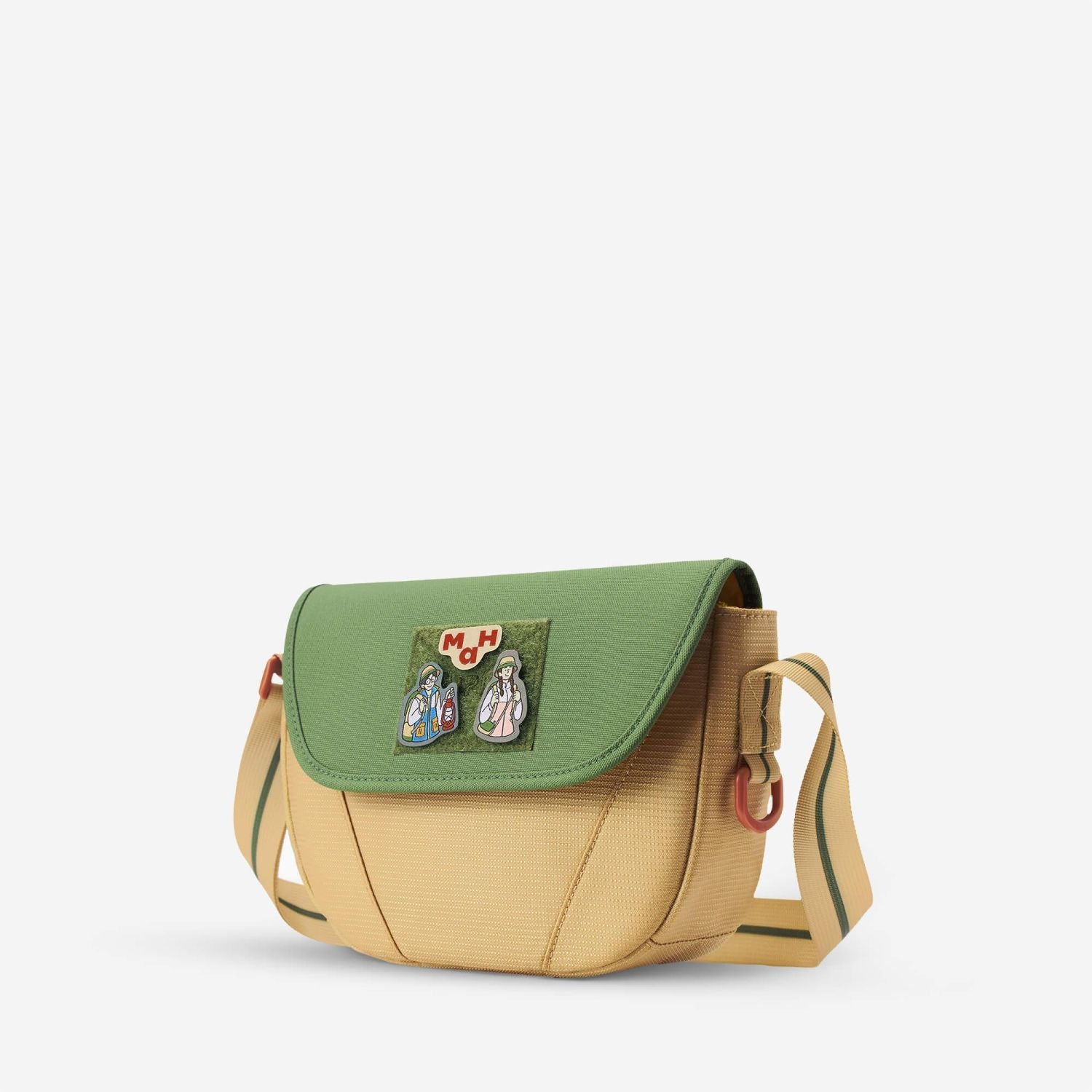 MAH Young Cross Shuttle Camplife Recycloth Sling Bag - Green