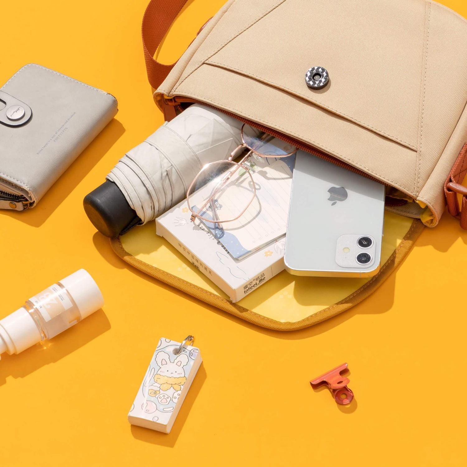 MAH Young Cross Shuttle Sling Bag - Classic Yellow