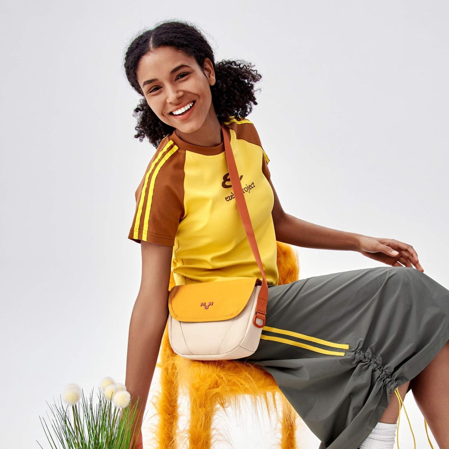 MAH Young Cross Shuttle Sling Bag - Classic Yellow