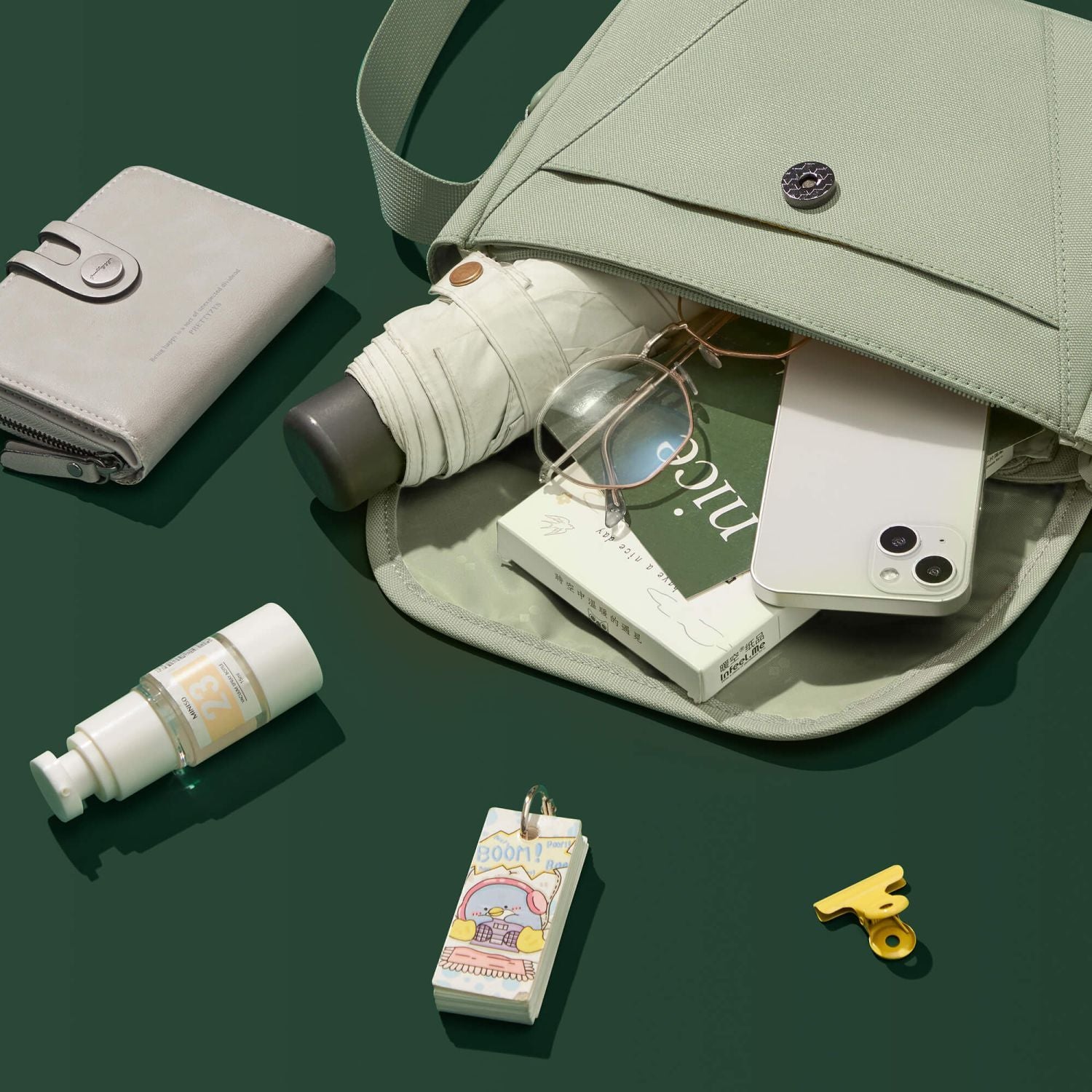 MAH Young Cross Shuttle Sling Bag - Lilac