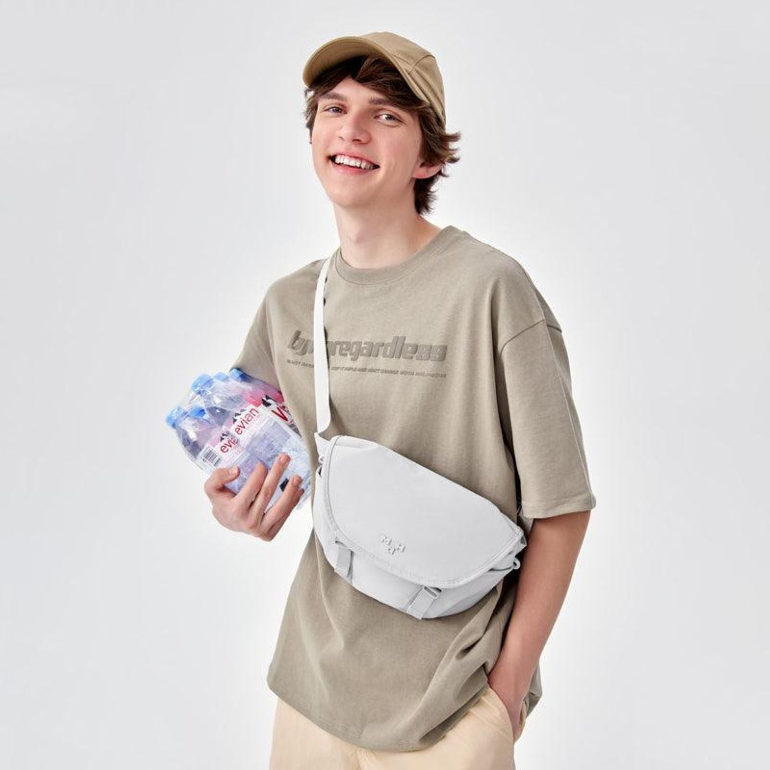 MAH Young Tour Hip Pack Sling Bag - Light Grey