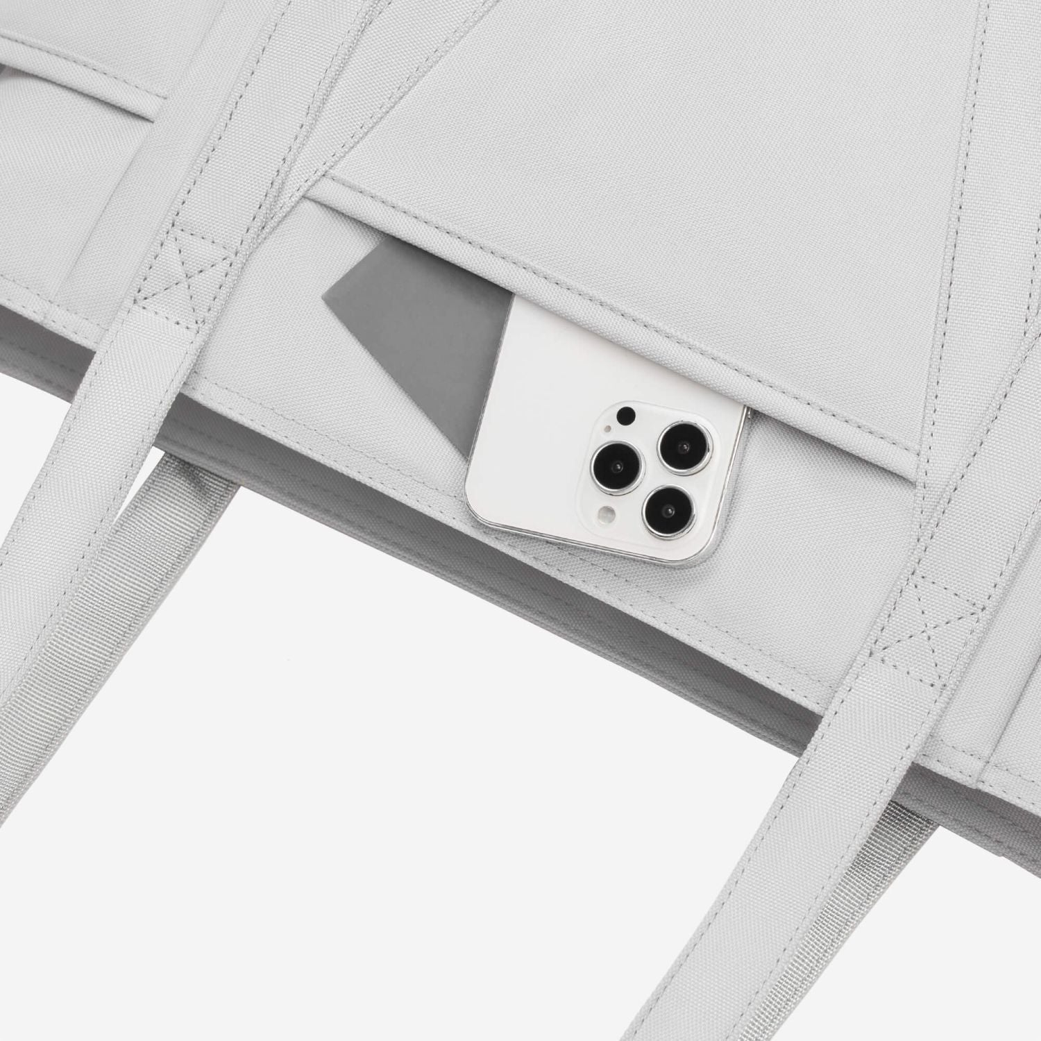 MAH Young Tour Tote Bag - Light Grey