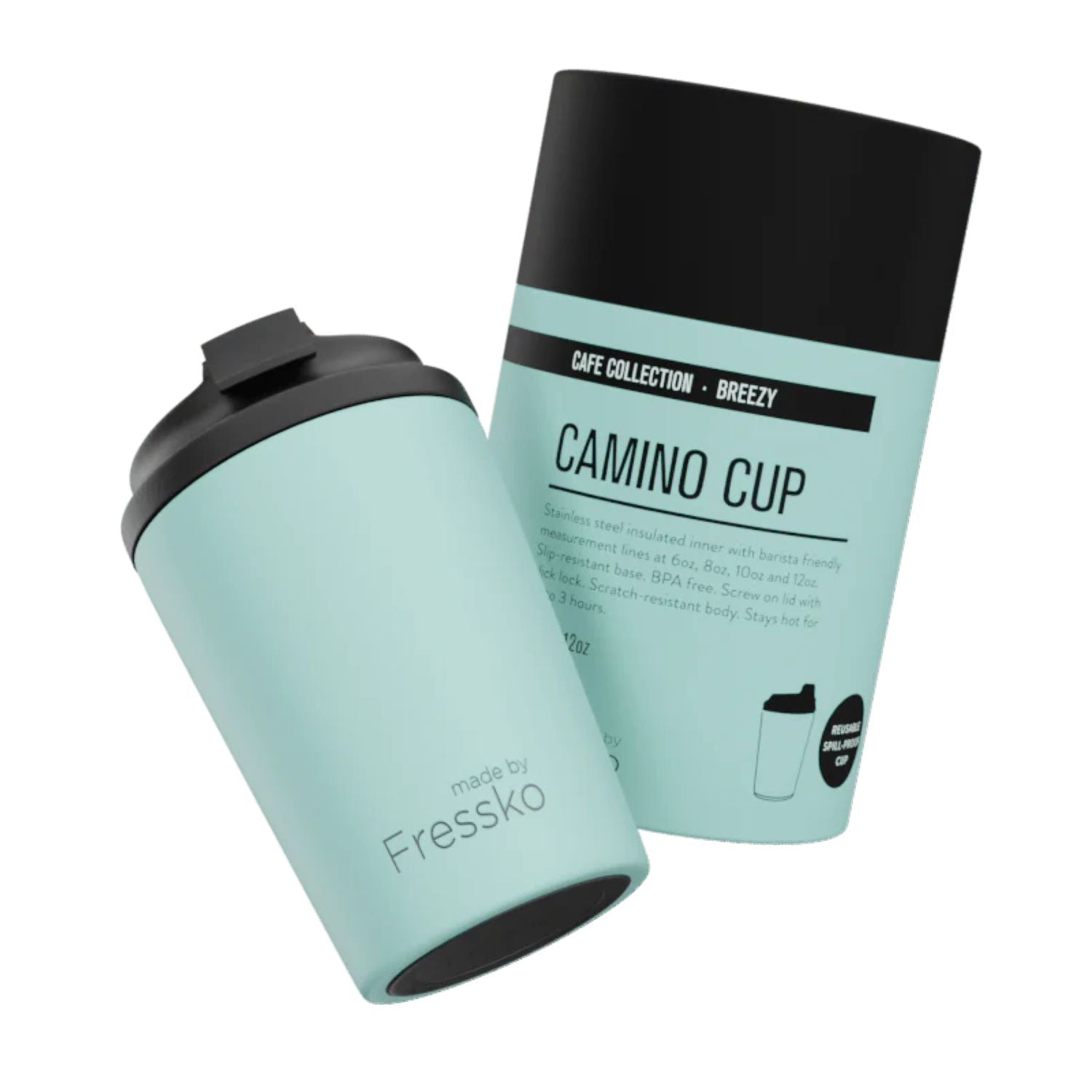 Made By Fressko Camino 12oz Insulated Stainless Steel Cup - Breezy