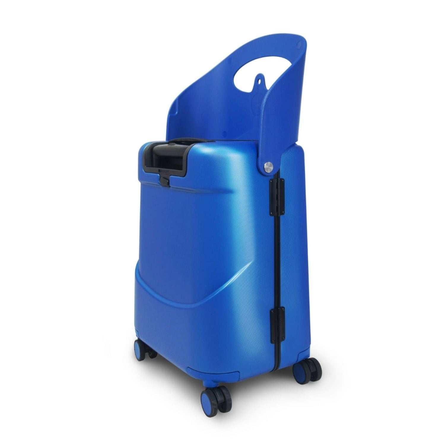 MiaMily Multicarry Carry On 18 Inch Luggage with Built-in Seat for Children (Cobalt Blue)