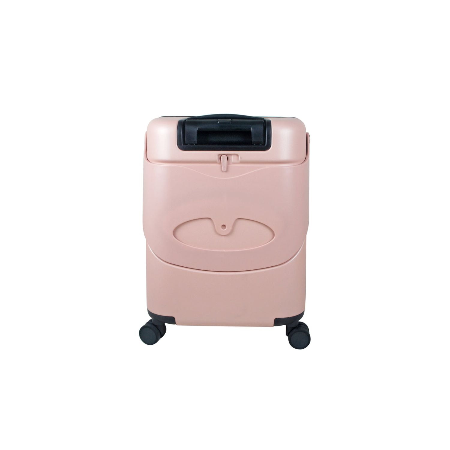 MiaMily Multicarry Carry On 18 Inch Luggage with Built-in Seat for Children (Dusty Pink)