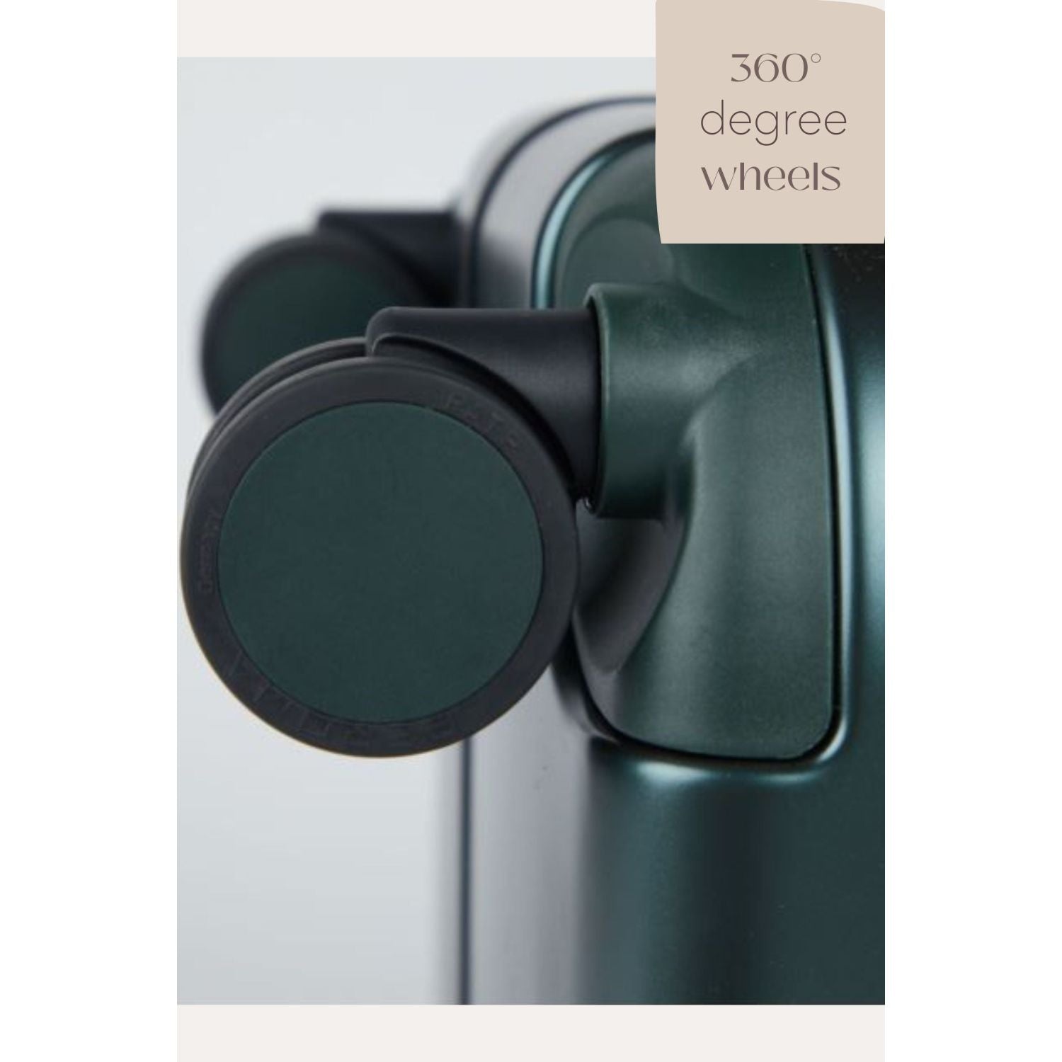 MiaMily Multicarry Carry On 18 Inch Luggage with Built-in Seat for Children (Forest Green)