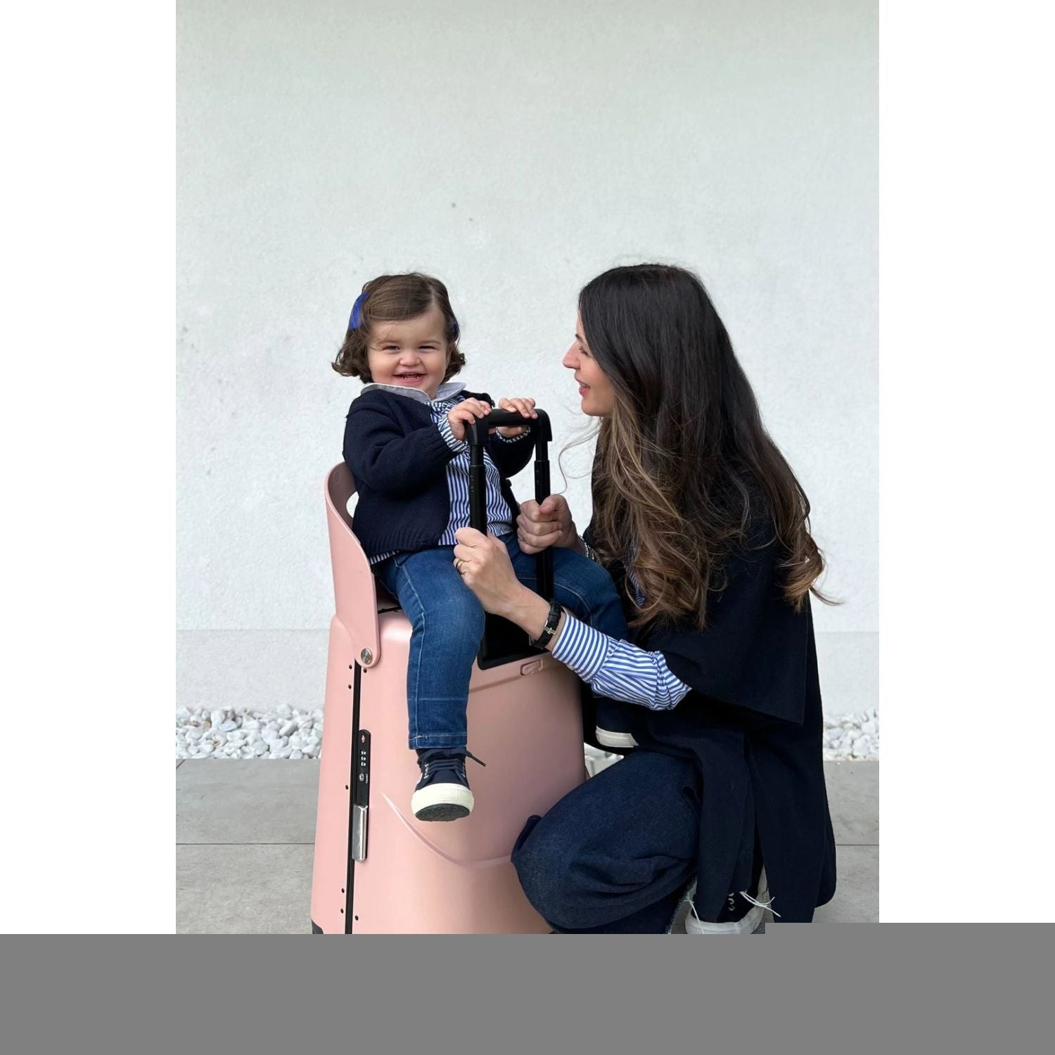 MiaMily Multicarry Carry On 18 Inch Luggage with Built-in Seat for Children (Forest Green)