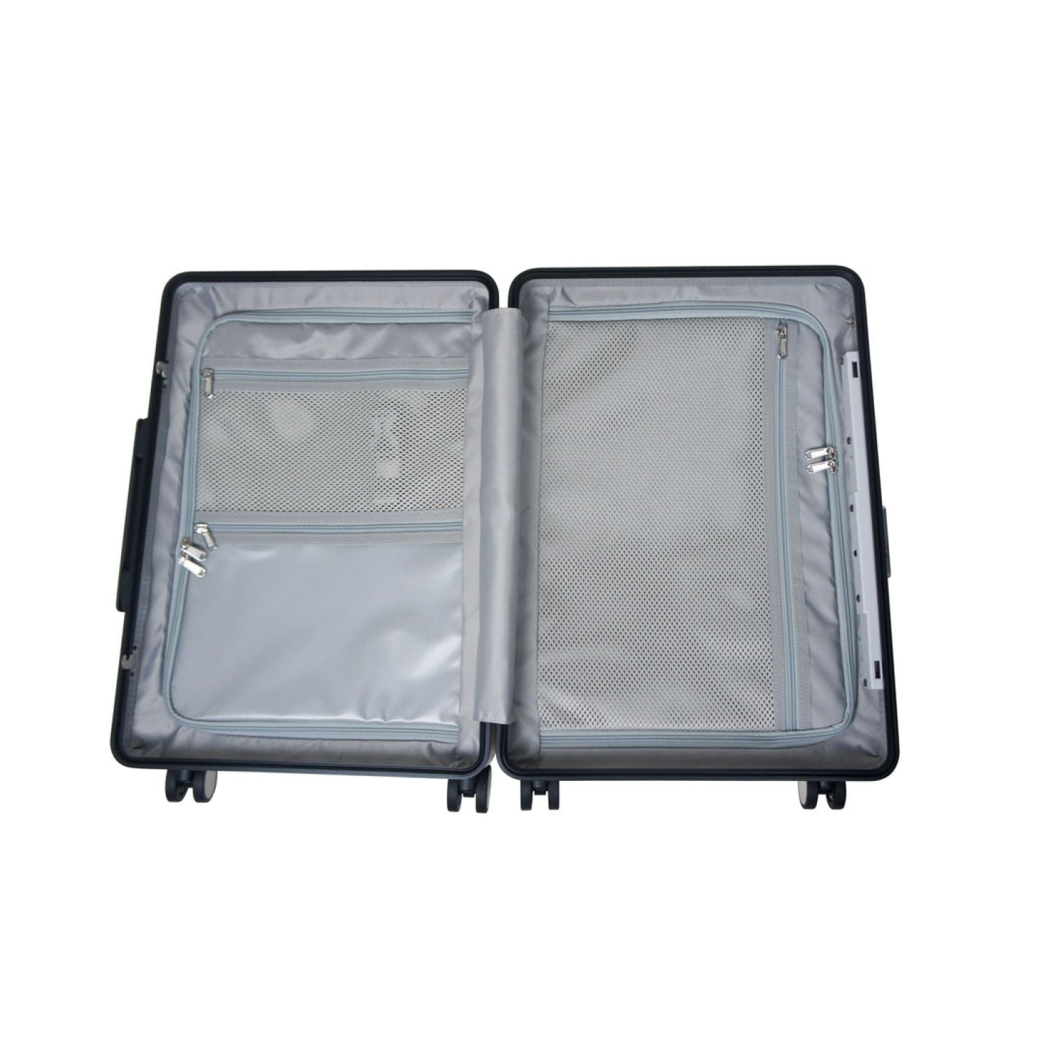 MiaMily Multicarry Carry On 18 Inch Luggage with Built-in Seat for Children (Mist Grey)
