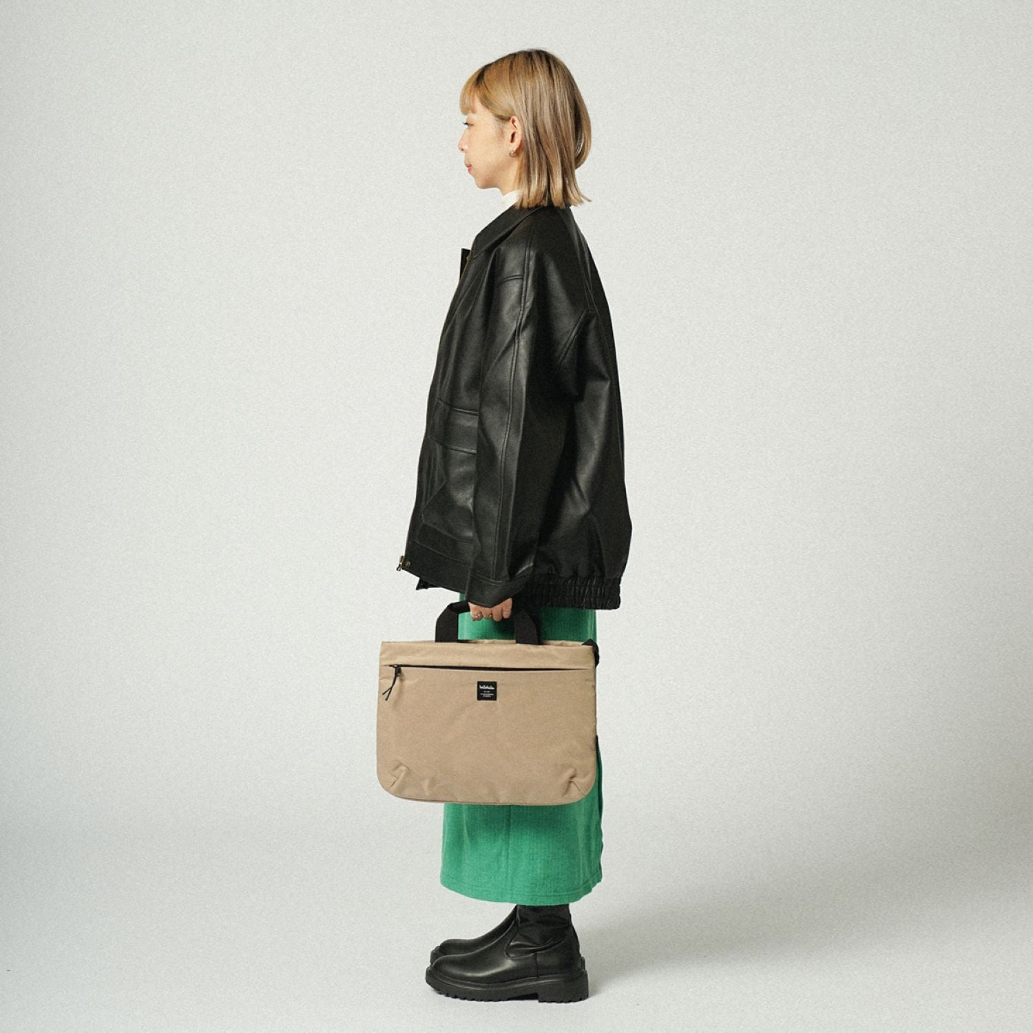 Hellolulu Mira 3-Way Sleeve Case 14" Recycled (Wheat Khaki)