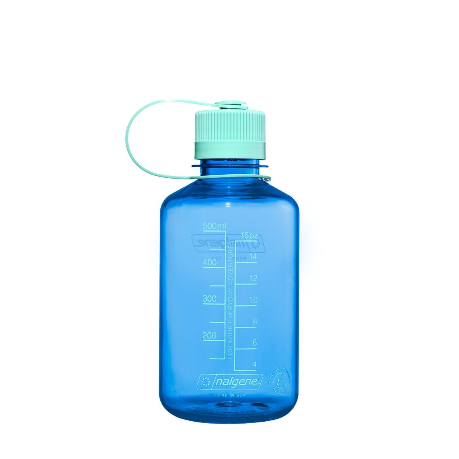 Nalgene 16oz Narrow Mouth Bottle Sustain - Cornflower Blue