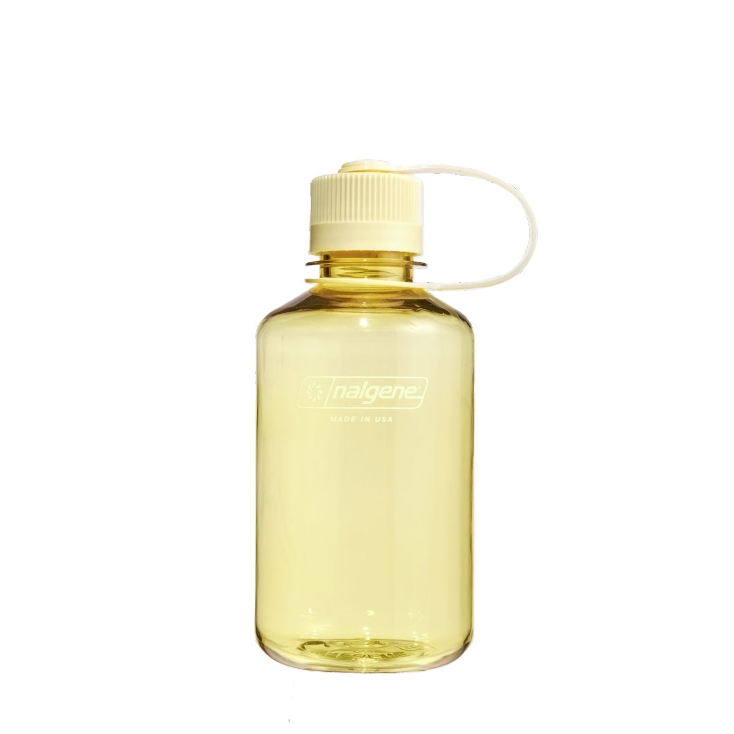 Nalgene 16oz Narrow Mouth Sustain Water Bottle  - Butter (Monochrome)