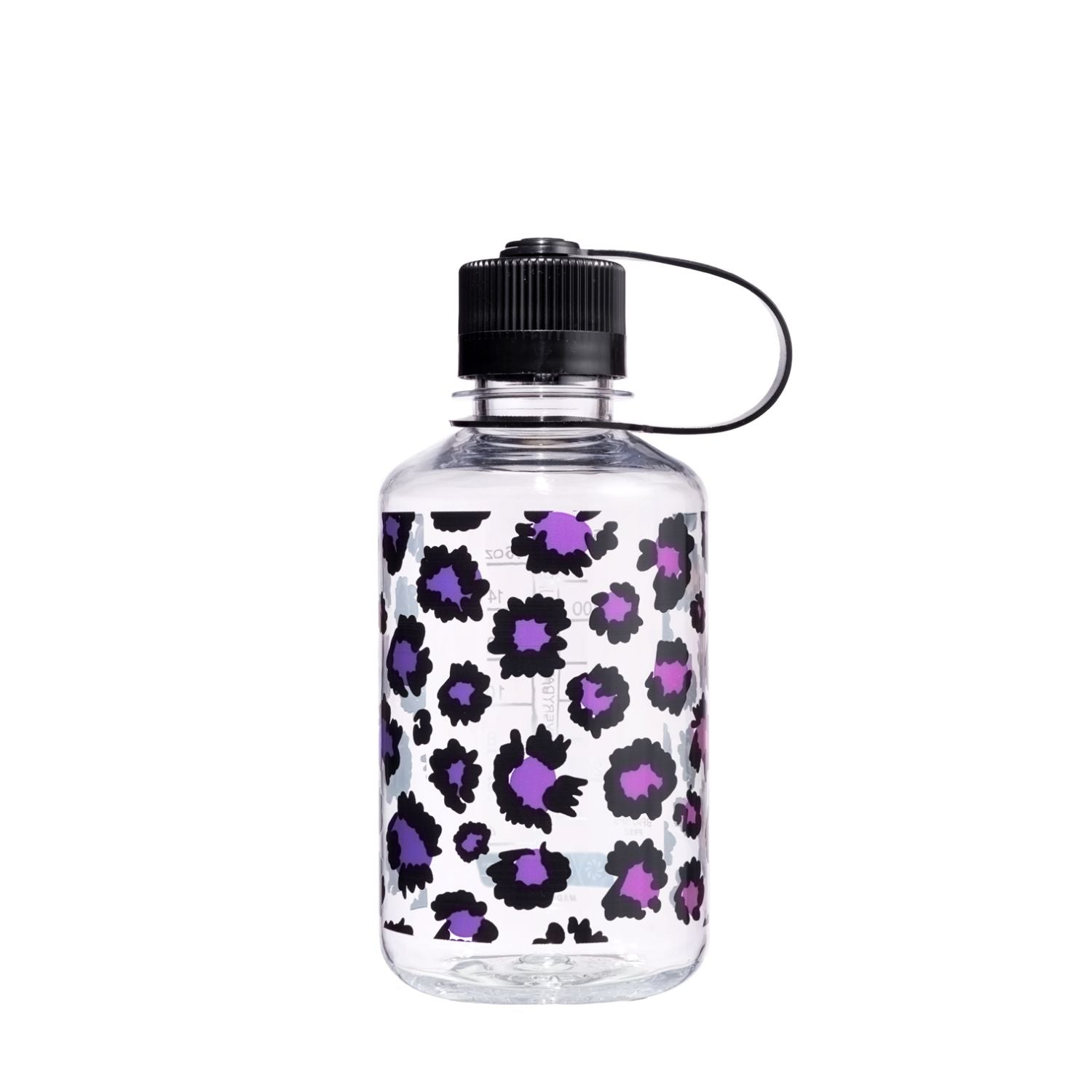 Nalgene 16oz Narrow Mouth Sustain Water Bottle - Clear Rainbow Cheetah