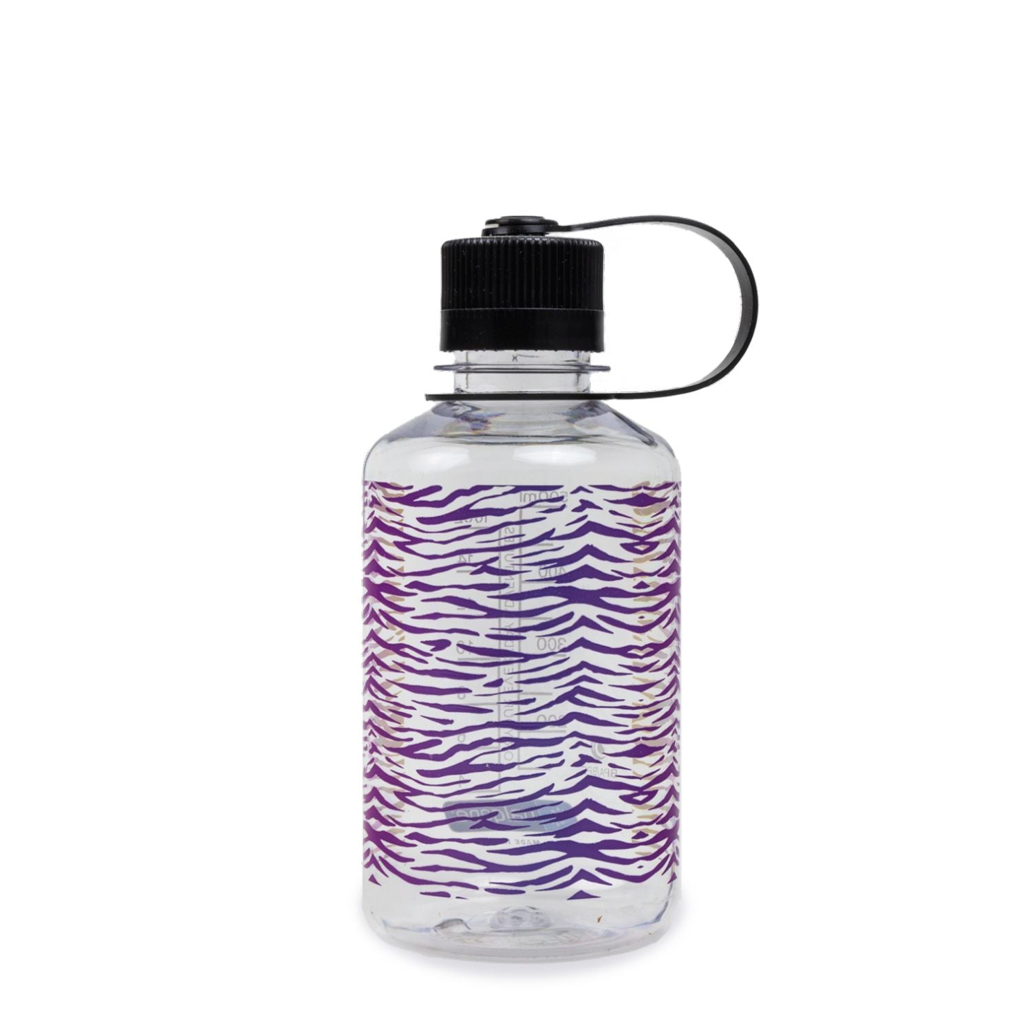 Nalgene 16oz Narrow Mouth Sustain Water Bottle - Clear Rainbow Zebra
