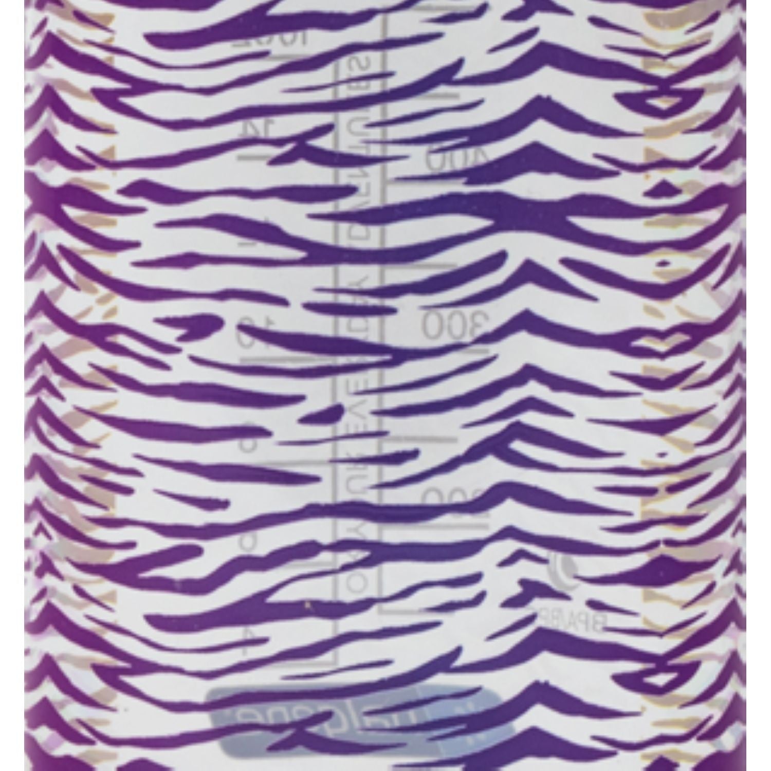 Nalgene 16oz Narrow Mouth Sustain Water Bottle - Clear Rainbow Zebra