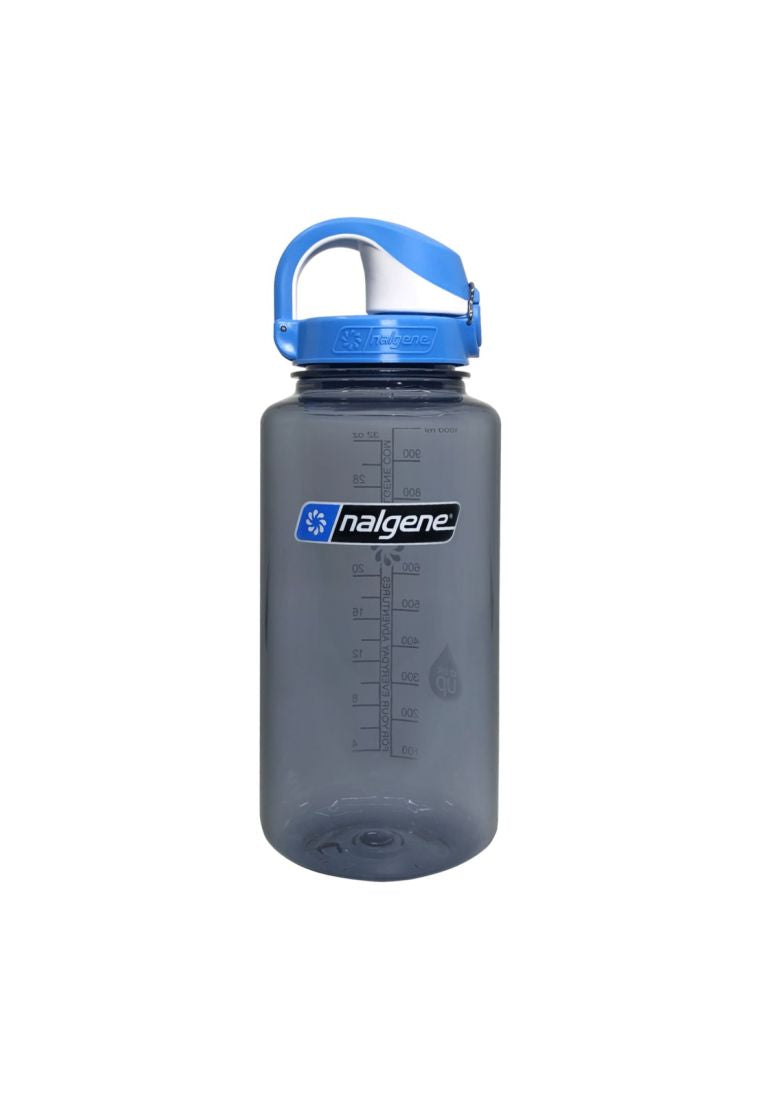 Nalgene 32Oz OTF Wide Mouth Bottle - Gray With Seaport Cap