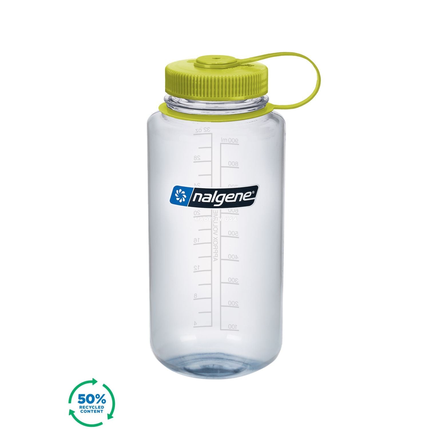 Nalgene 32oz Wide Mouth Sustain Water Bottle - Clear