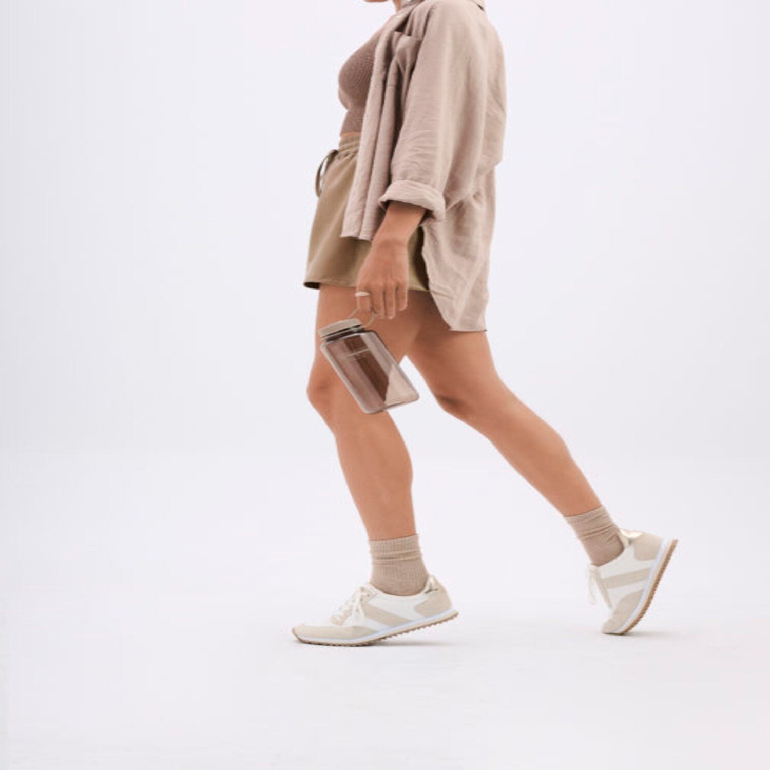 Nalgene 32oz Wide Mouth Sustain Water Bottle - Mocha (Monochrome)