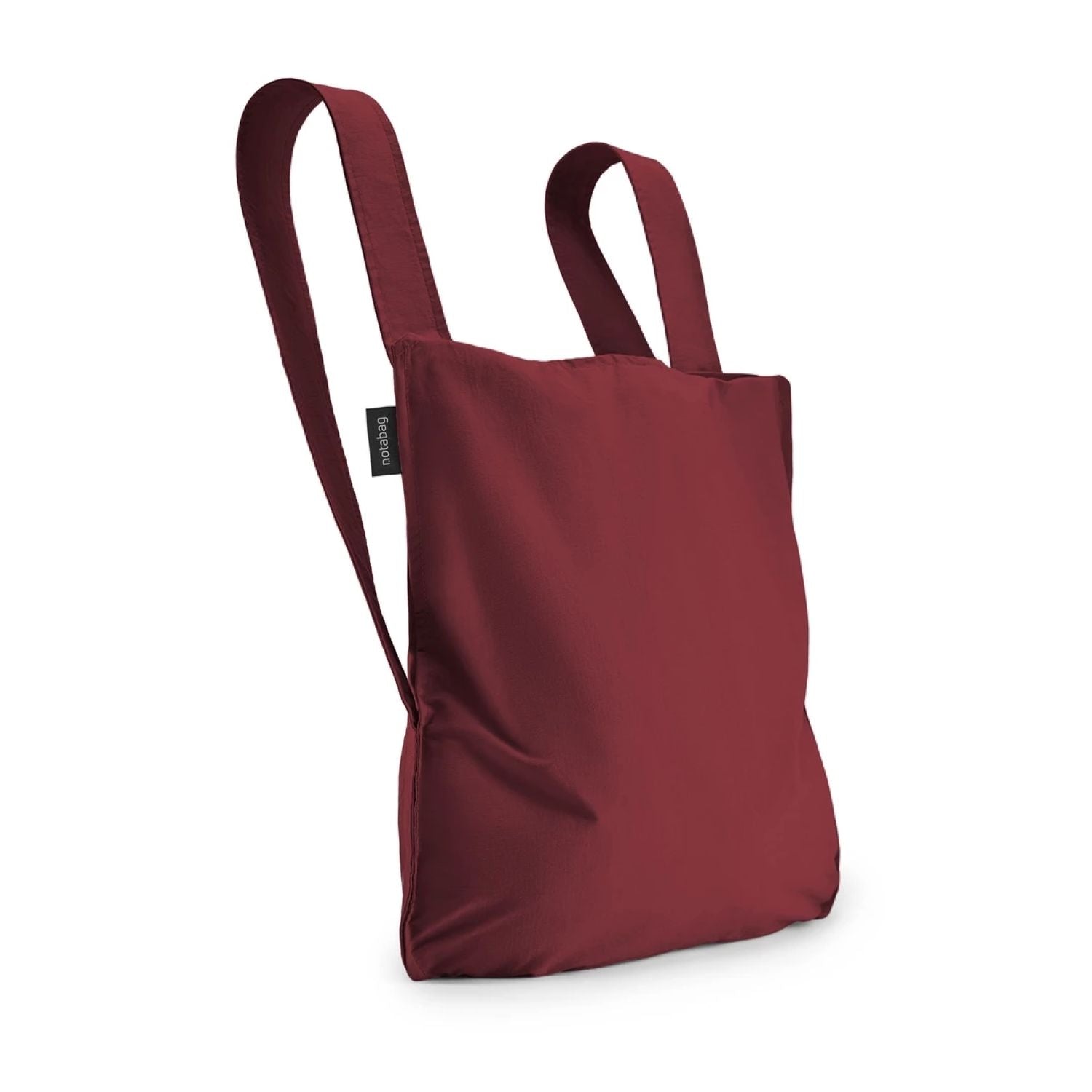 Notabag Original Convertible Tote Backpack - Wine Red