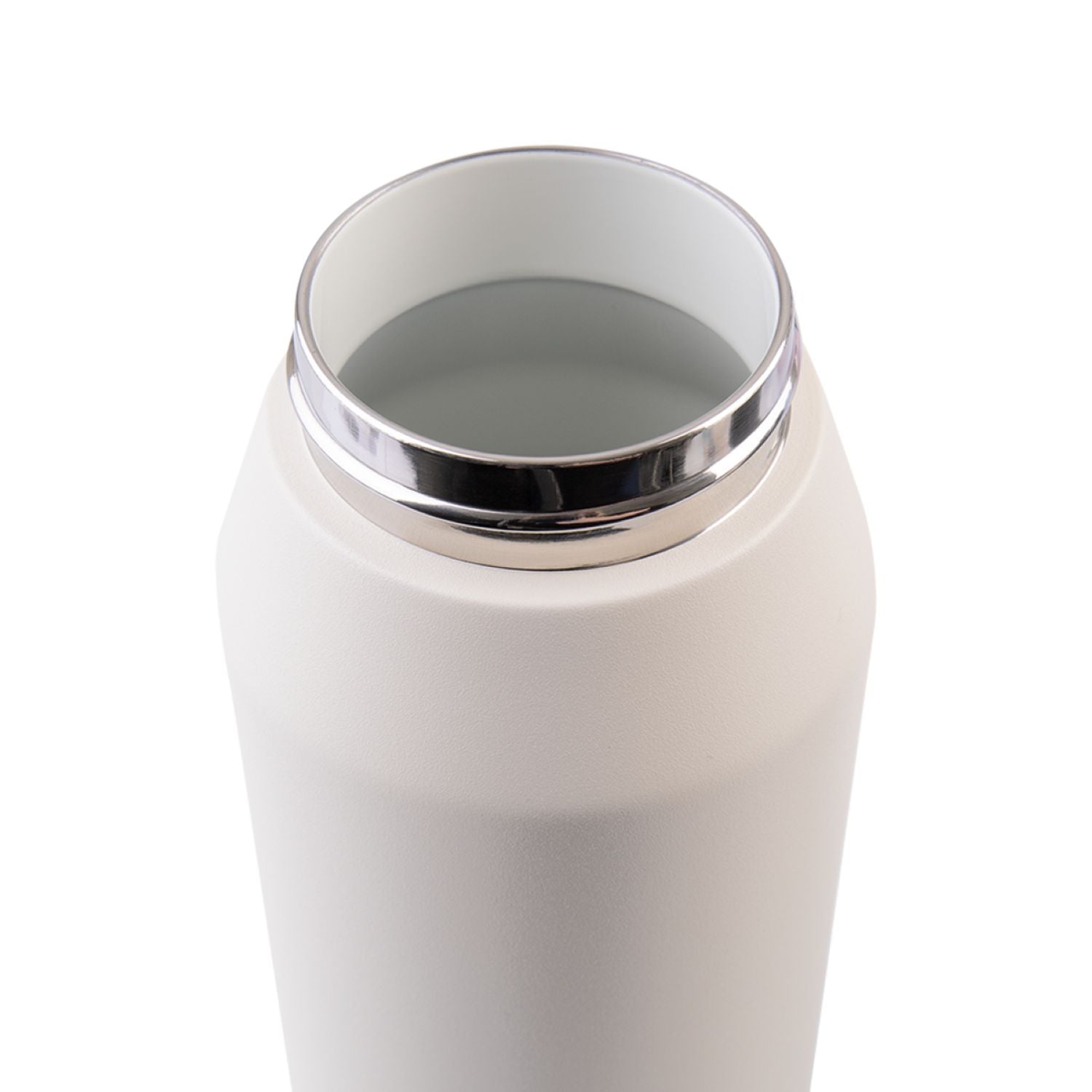 Oasis Ceramic Stainless Steel Triple Wall Capri Quick Release Drink Bottle 1L - Alabaster