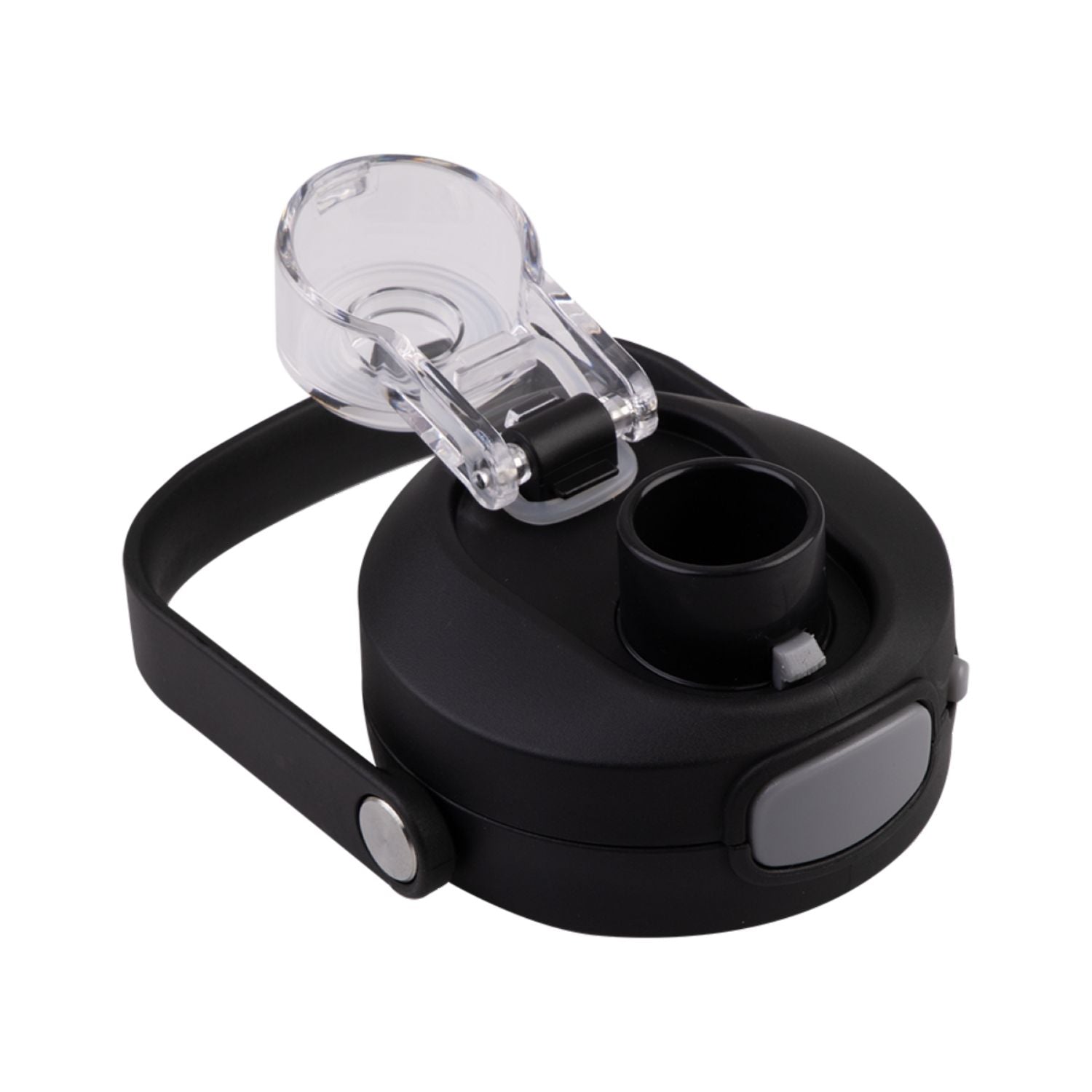 Oasis Ceramic Stainless Steel Triple Wall Capri Quick Release Drink Bottle 1L - Black