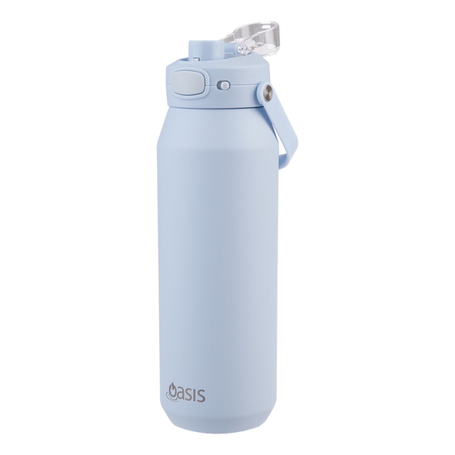 Oasis Ceramic Stainless Steel Triple Wall Capri Quick Release Drink Bottle 1L - Periwinkle