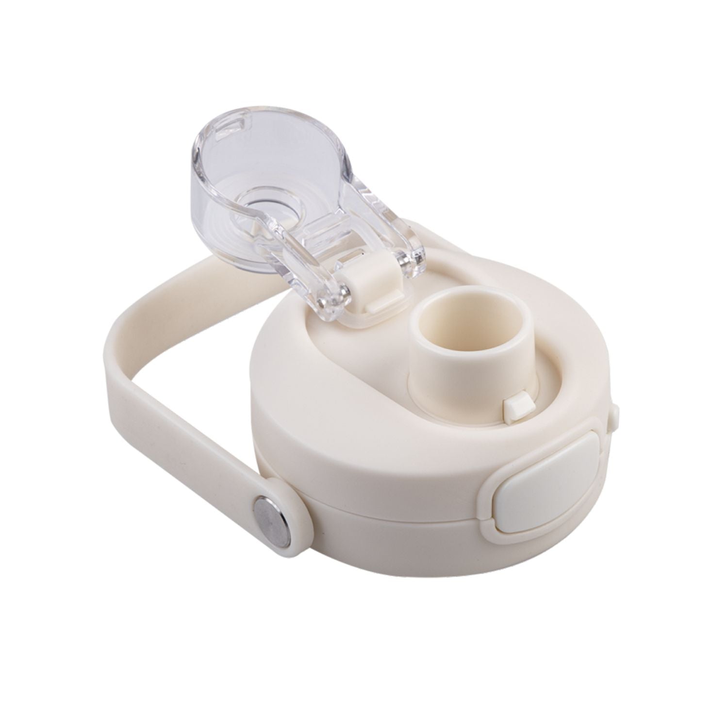 Oasis Ceramic Stainless Steel Triple Wall Capri Quick Release Drink Bottle 750ML - Alabaster