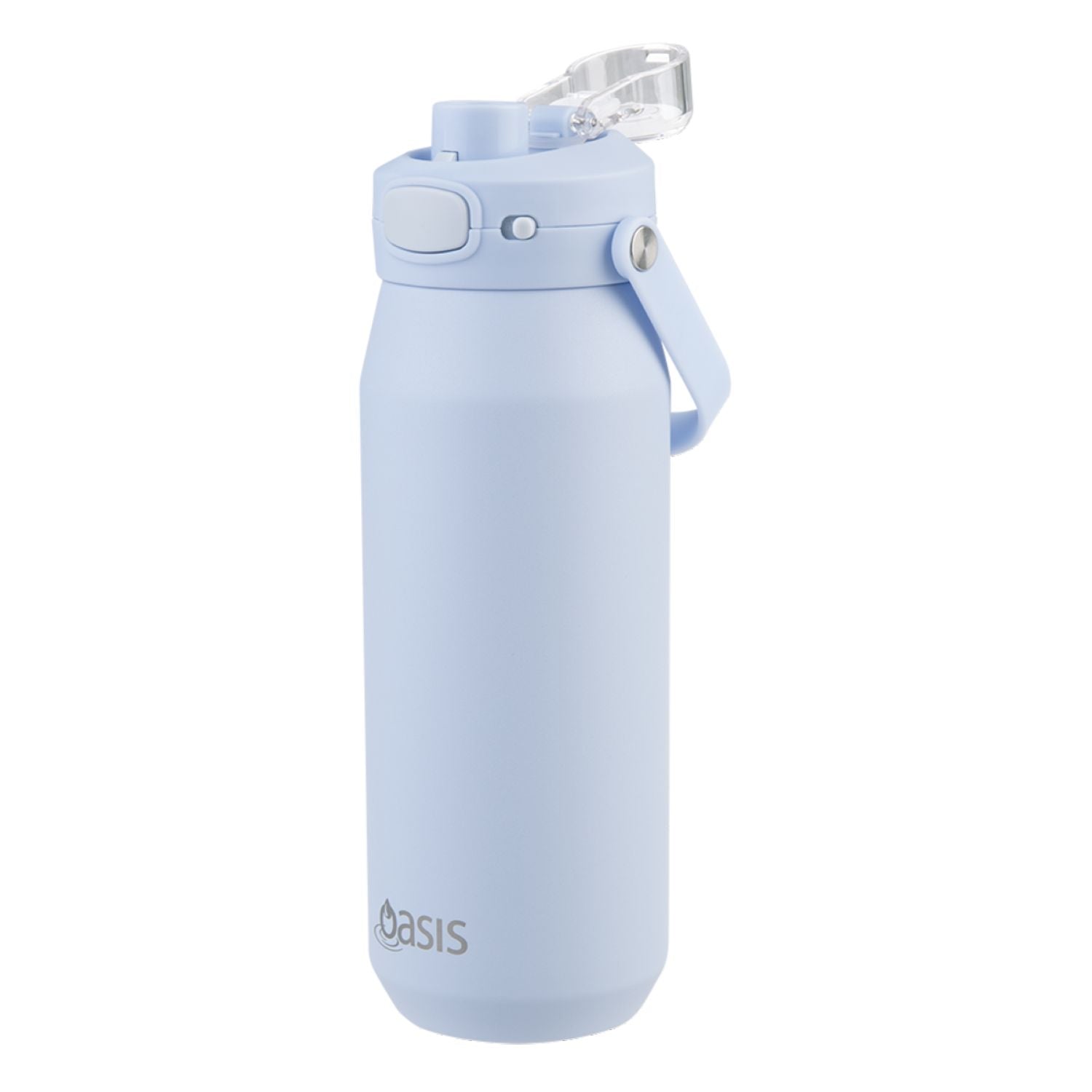 Oasis Ceramic Stainless Steel Triple Wall Capri Quick Release Drink Bottle 750ML - Periwinkle