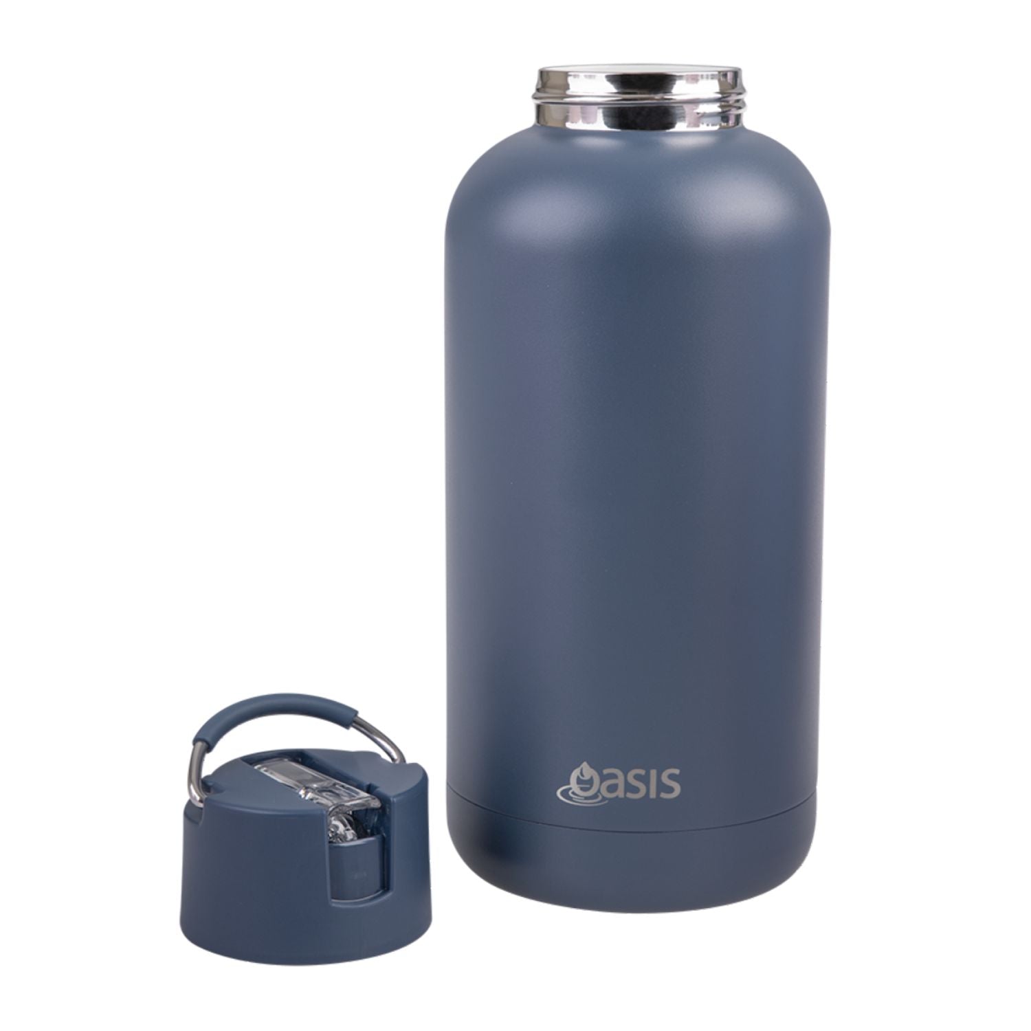 Oasis Stainless Steel Insulated Ceramic Moda Bottle 1.5L - Indigo