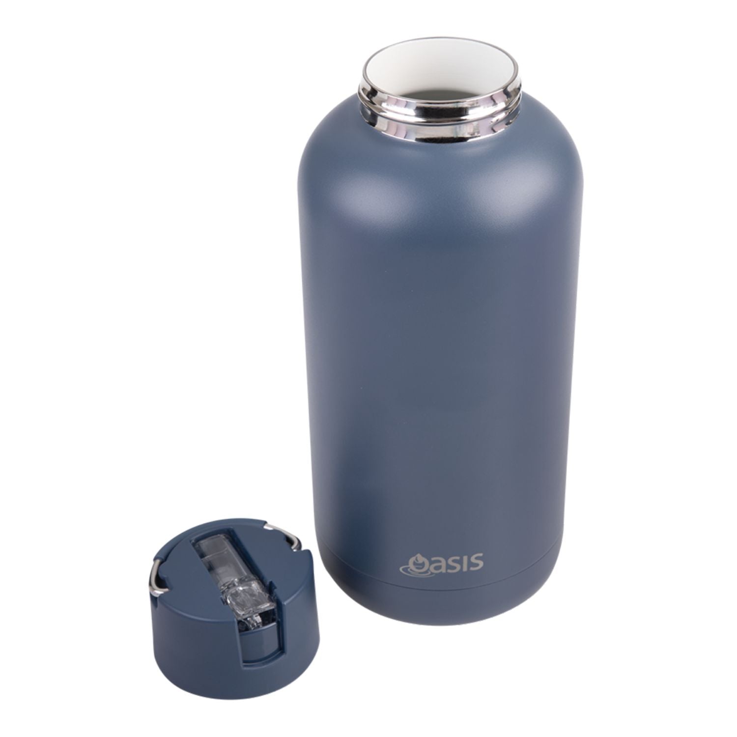 Oasis Stainless Steel Insulated Ceramic Moda Bottle 1.5L - Indigo