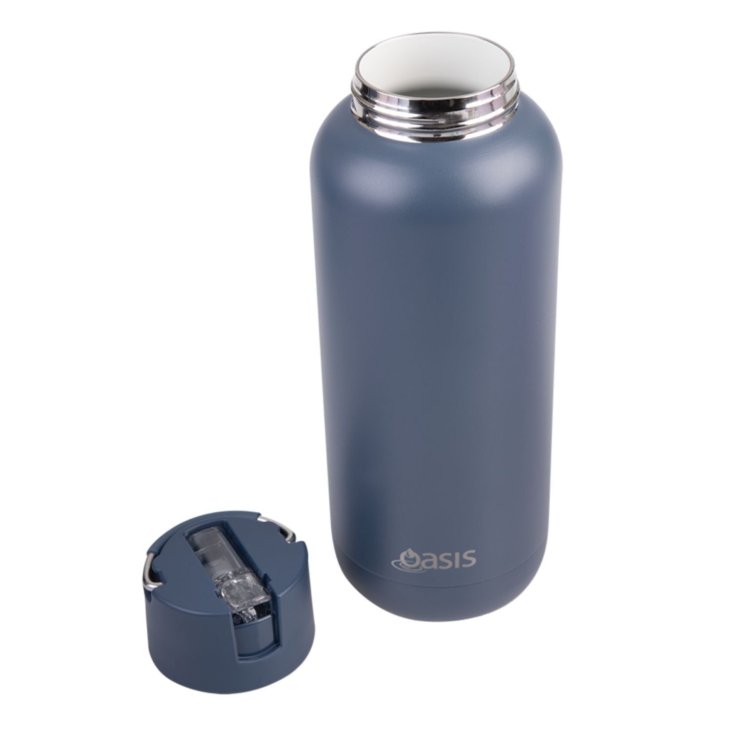 Oasis Stainless Steel Insulated Ceramic Moda Bottle 1L - Indigo