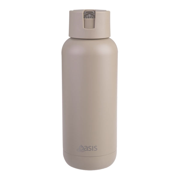 Oasis Stainless Steel Insulated Ceramic Moda Bottle 1L - Latte