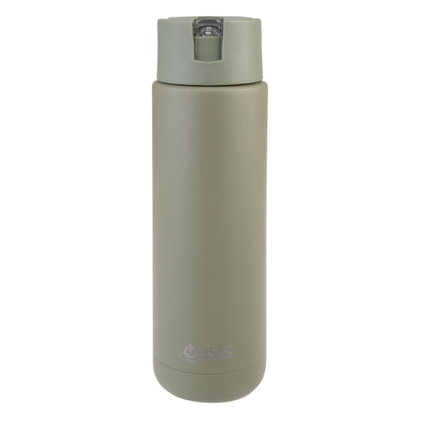 Oasis Stainless Steel Insulated Ceramic Moda Bottle 700ML - Olive Green