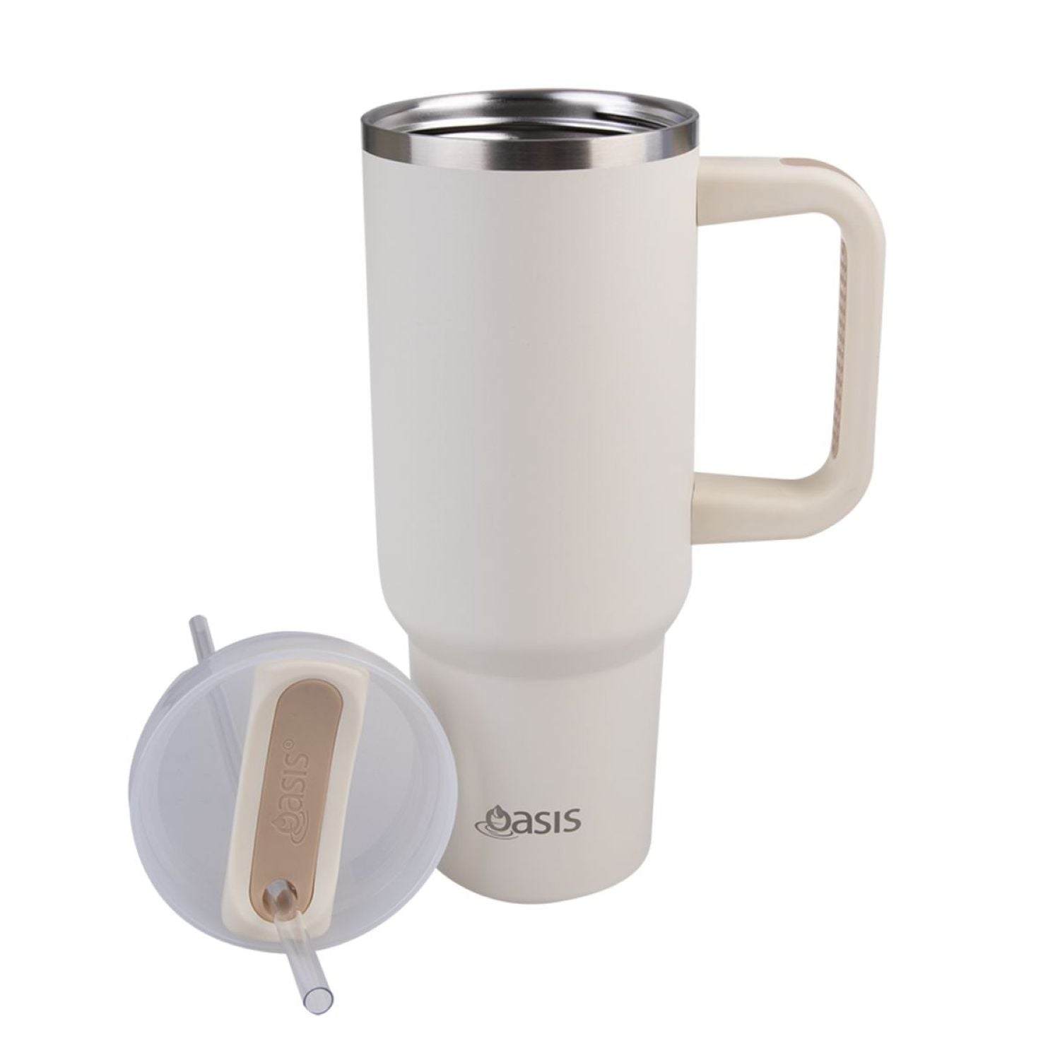 Oasis Stainless Steel Insulated Commuter Travel Tumbler 1.2L - Alabaster